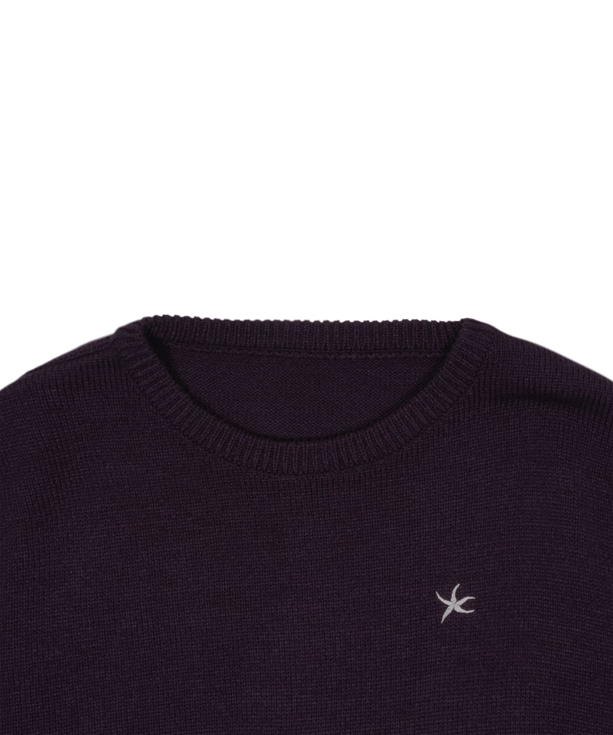 더콜디스트모먼트(THE COLDEST MOMENT) TCM starfish mini logo knit (purple)