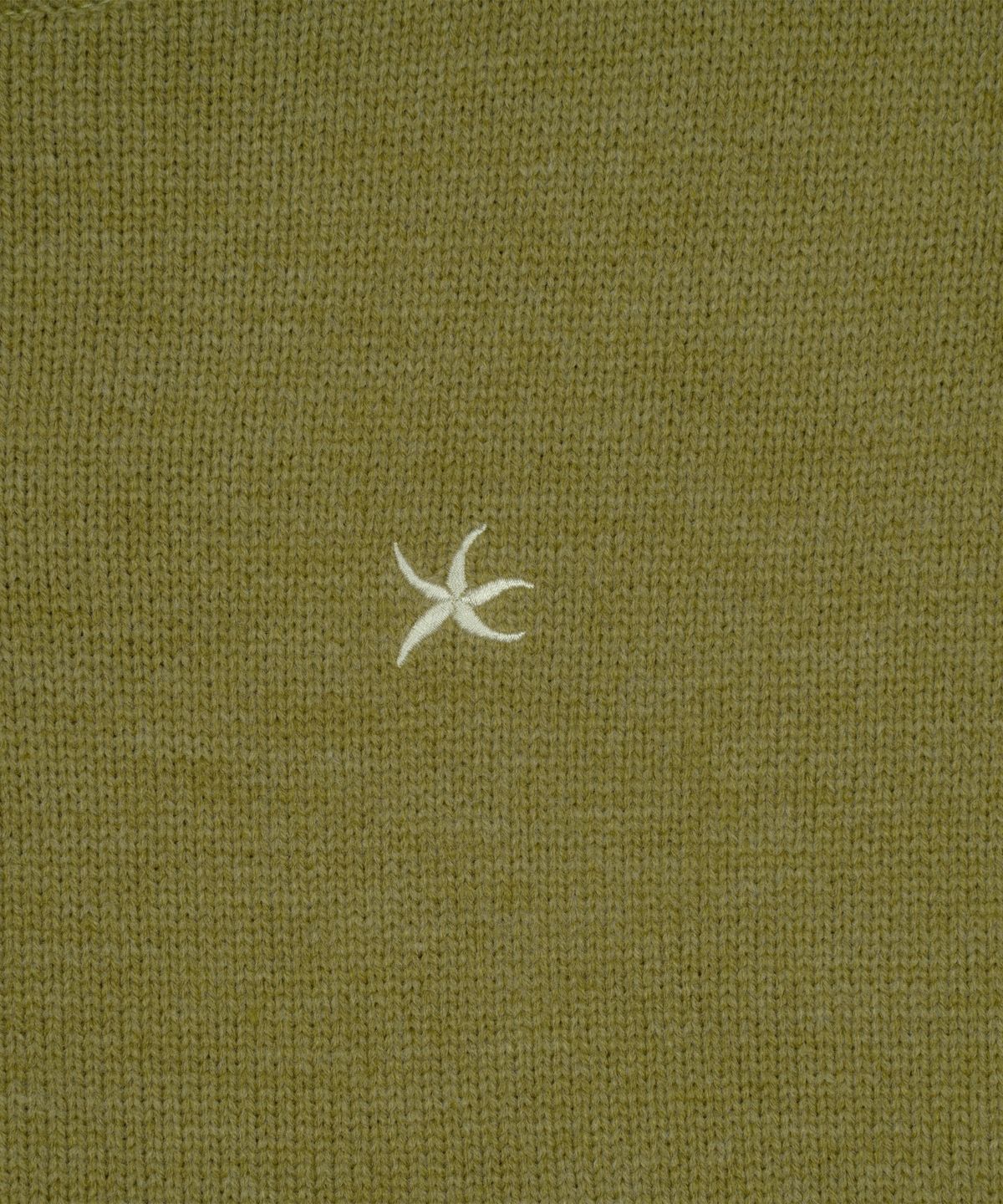 더콜디스트모먼트(THE COLDEST MOMENT) TCM starfish mini logo knit (olive)