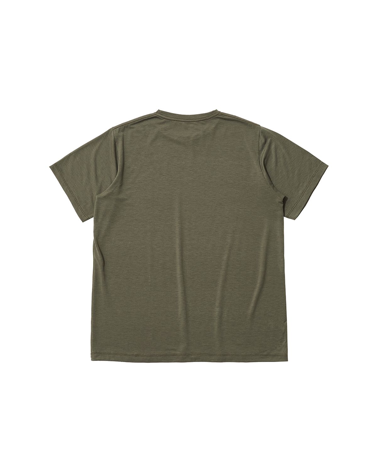 더뮤지엄비지터(THEMUSEUMVISITOR) SPORTS GRAPHIC RUNNING T-SHIRT (KHAKI)