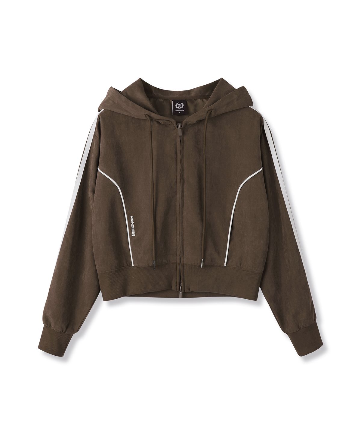 어반드레스(AVANDRESS) Bliss Crop Hood Zip-up_5Colors