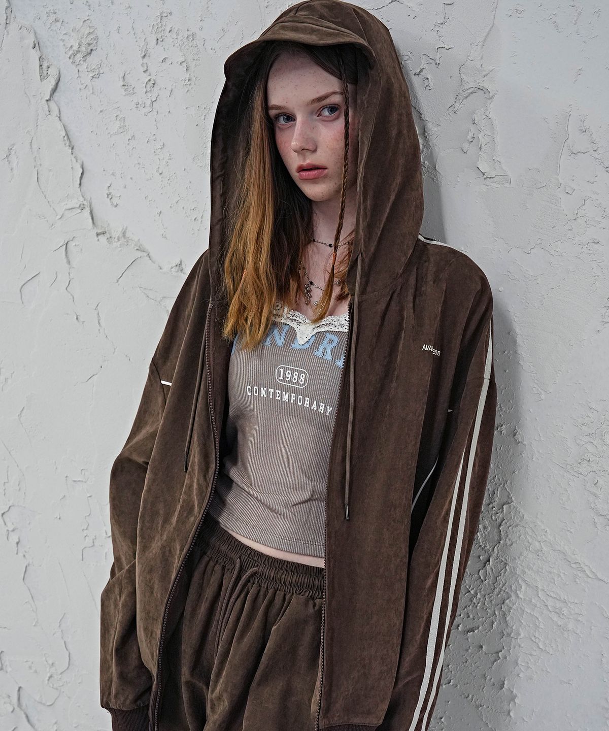 어반드레스(AVANDRESS) Bliss Hood Zip-up_5Colors