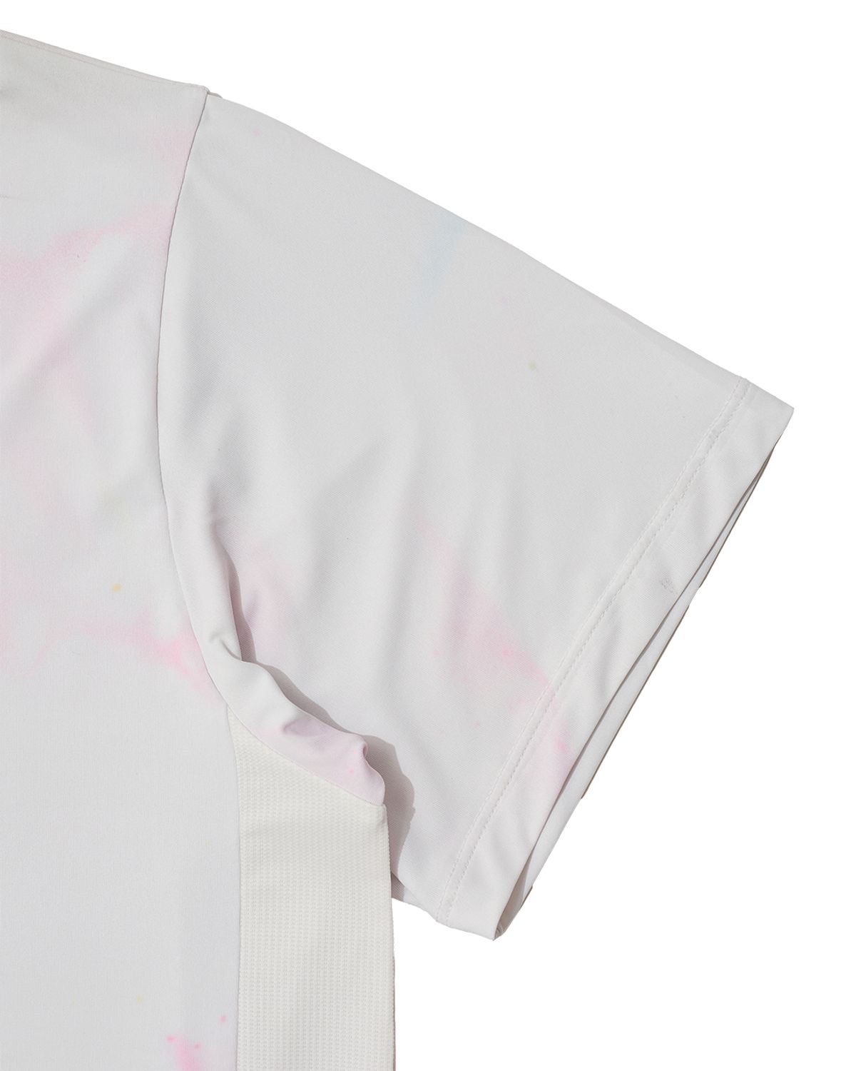 더뮤지엄비지터(THEMUSEUMVISITOR) SPRAYED TIEDYE SPORTS T-SHIRT (PINK)