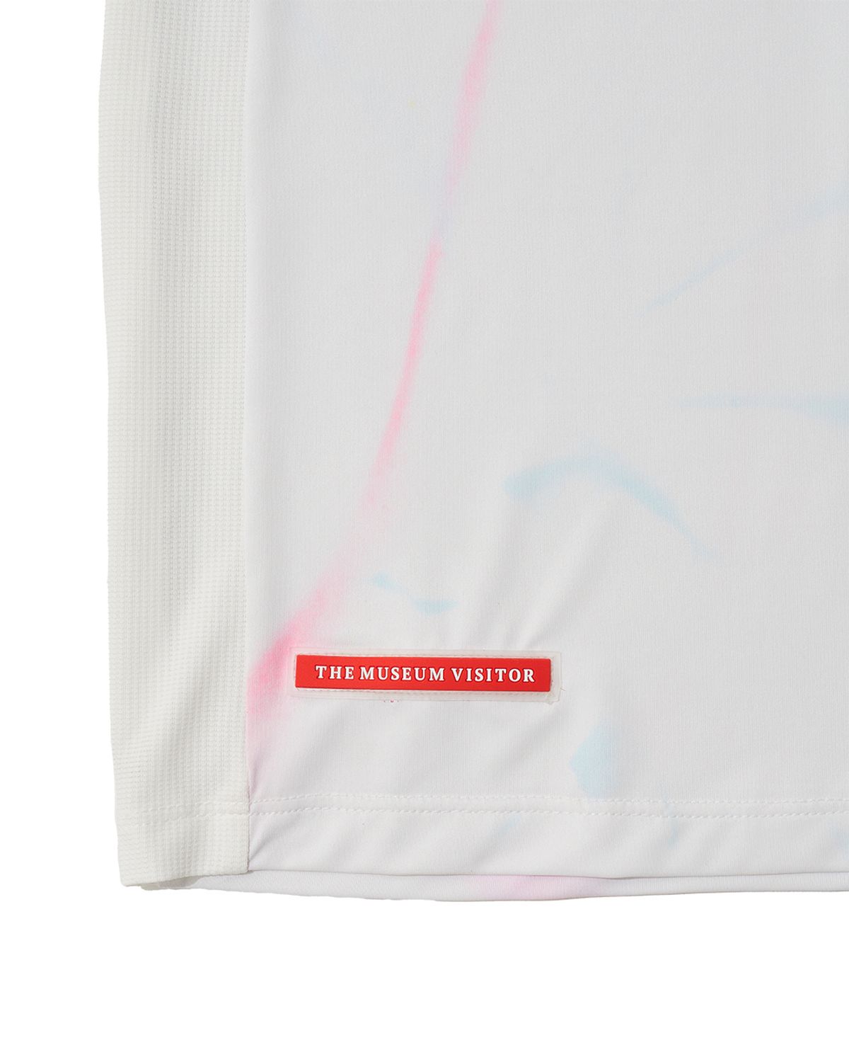 더뮤지엄비지터(THEMUSEUMVISITOR) SPRAYED TIEDYE SPORTS T-SHIRT (PINK)