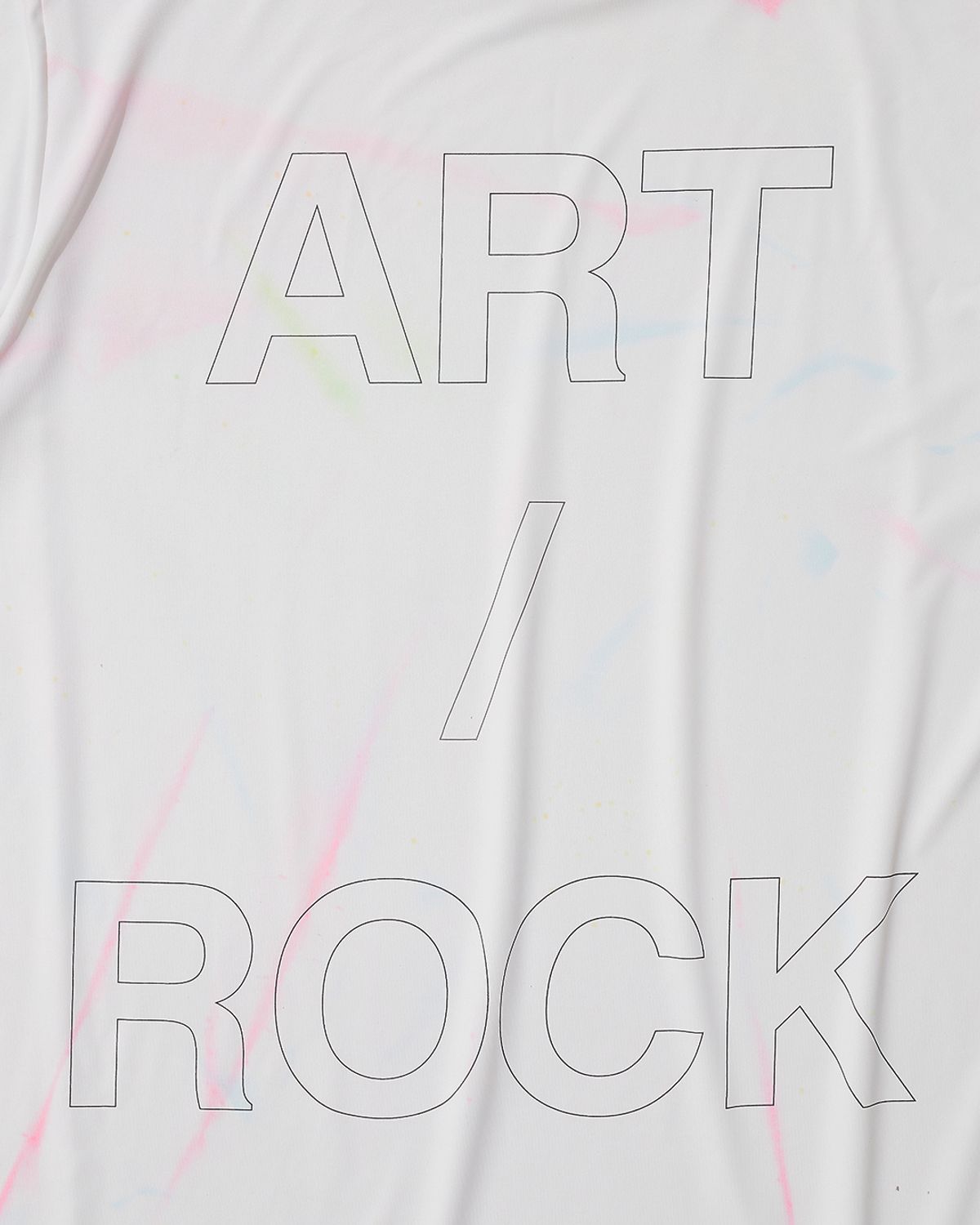 더뮤지엄비지터(THEMUSEUMVISITOR) SPRAYED TIEDYE SPORTS T-SHIRT (PINK)