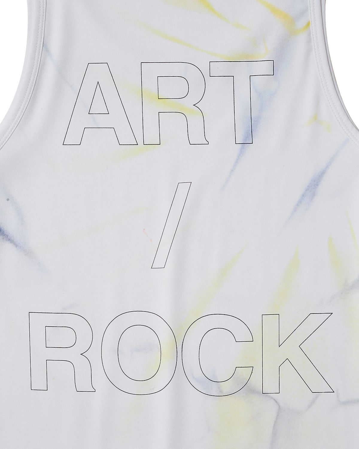 더뮤지엄비지터(THEMUSEUMVISITOR) SPRAYED TIEDYE SPORTS SLEVELESS (YELLOW)