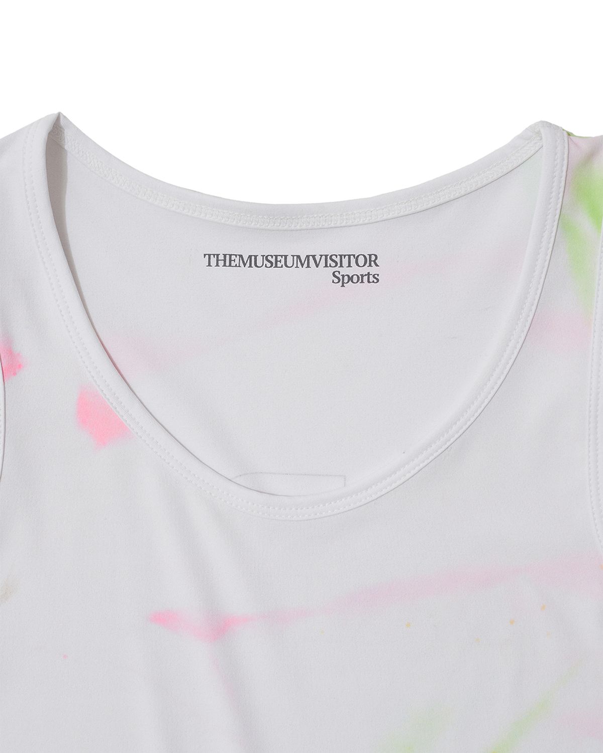 더뮤지엄비지터(THEMUSEUMVISITOR) SPRAYED TIEDYE SPORTS SLEVELESS (PINK)