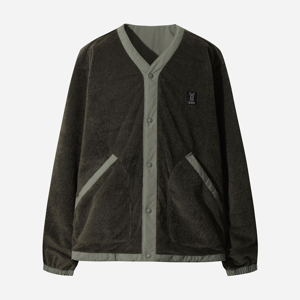 디오디(DOD) 마이로 듀얼 리버시블 가디건 자켓(L.CHARCOAL GREY)