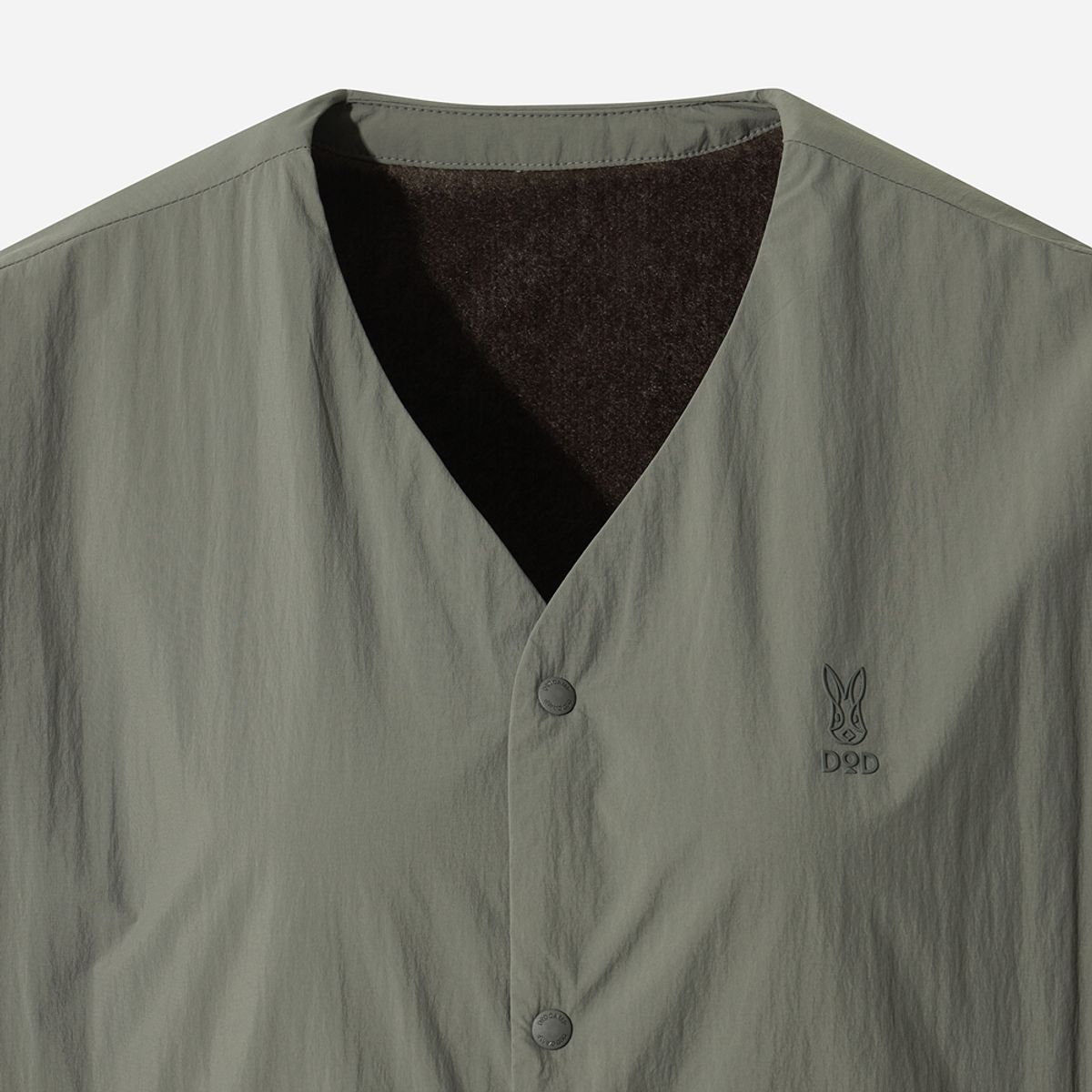 디오디(DOD) 여성) 마이로 듀얼 리버시블 가디건 자켓 (L.CHARCOAL GREY)
