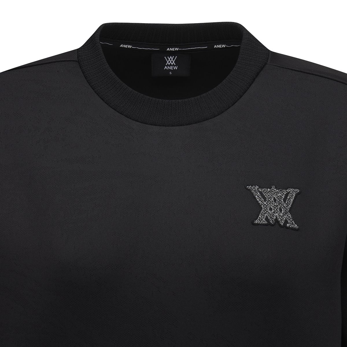 어뉴골프(ANEW GOLF) WOMEN FA POCKET SWEATSHIRT_BK