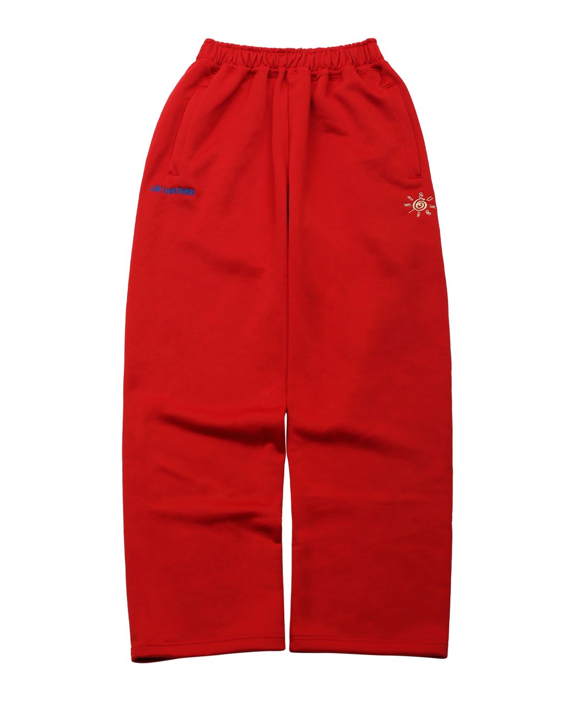 골든선샤인(GOLDEN SUNSHINE) Golden jersey fleece pants_Sunset red