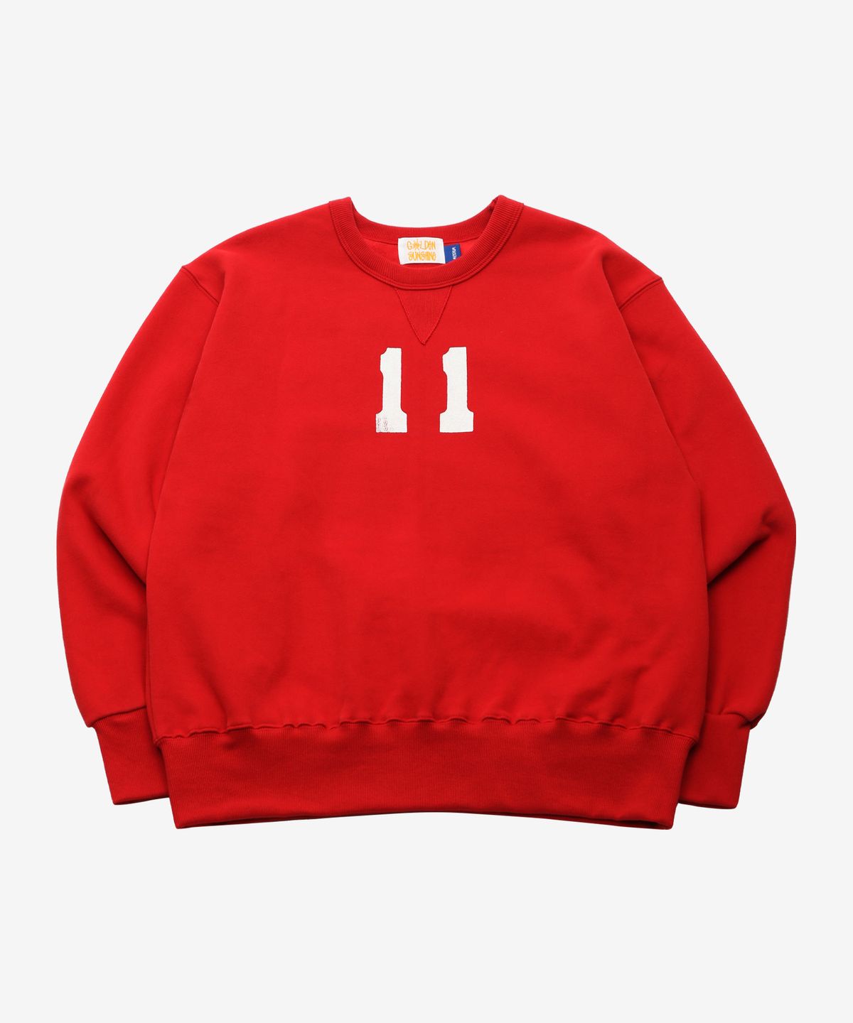 골든선샤인(GOLDEN SUNSHINE) Eleven numbering sweatshirts_Red