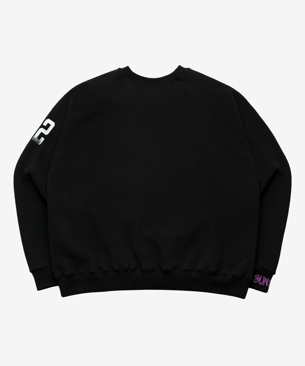 골든선샤인(GOLDEN SUNSHINE) Golden raglan sweatshirts_Ebony black
