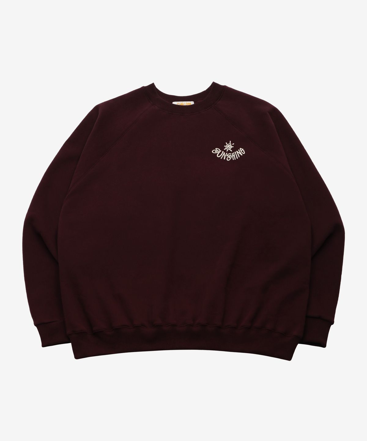 골든선샤인(GOLDEN SUNSHINE) Sunshine sweatshirts_Burgundy