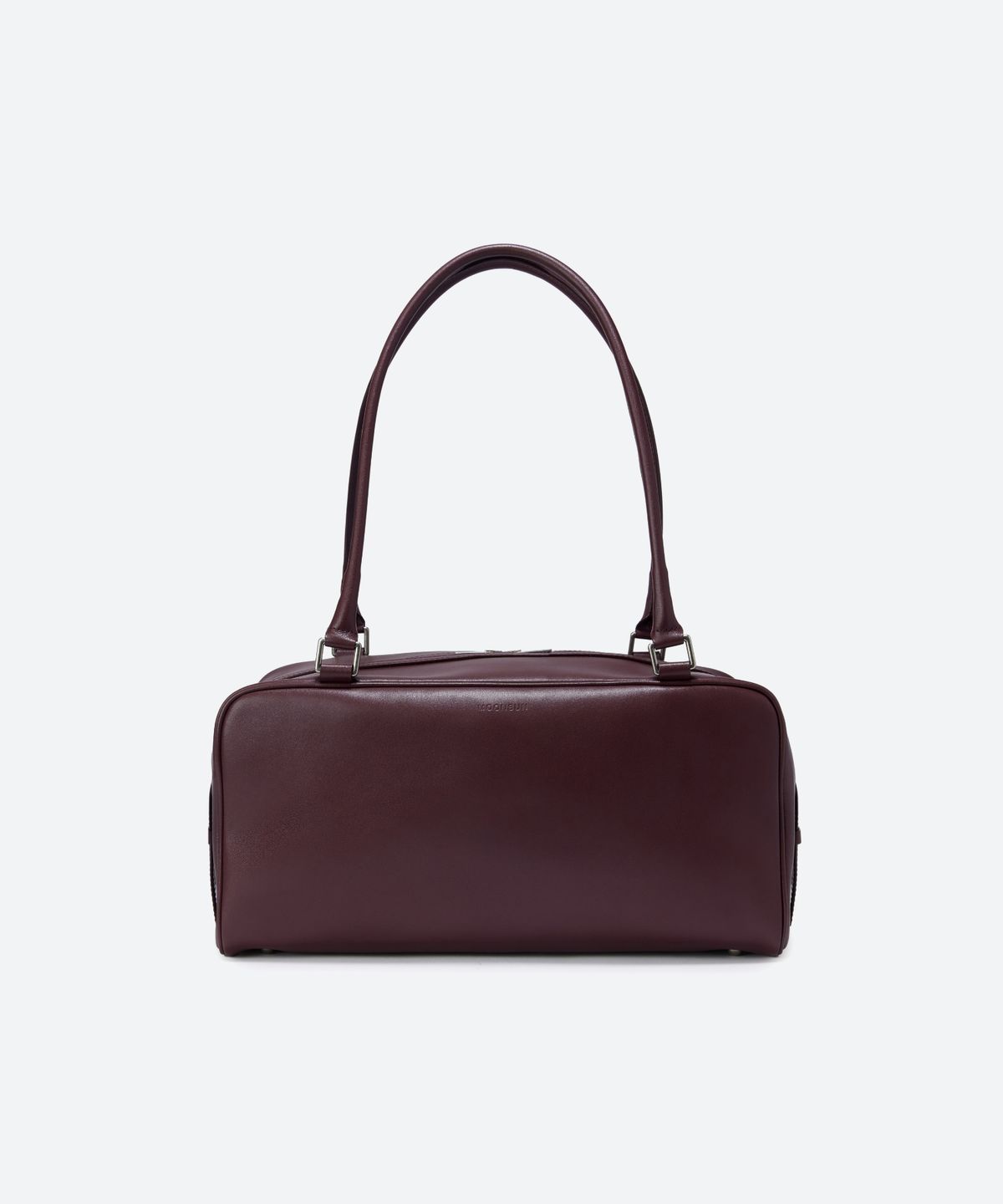 문선 아카이브(MOONSUN ARCHIVE) Belted Leather Bowling Bag / Burgundy