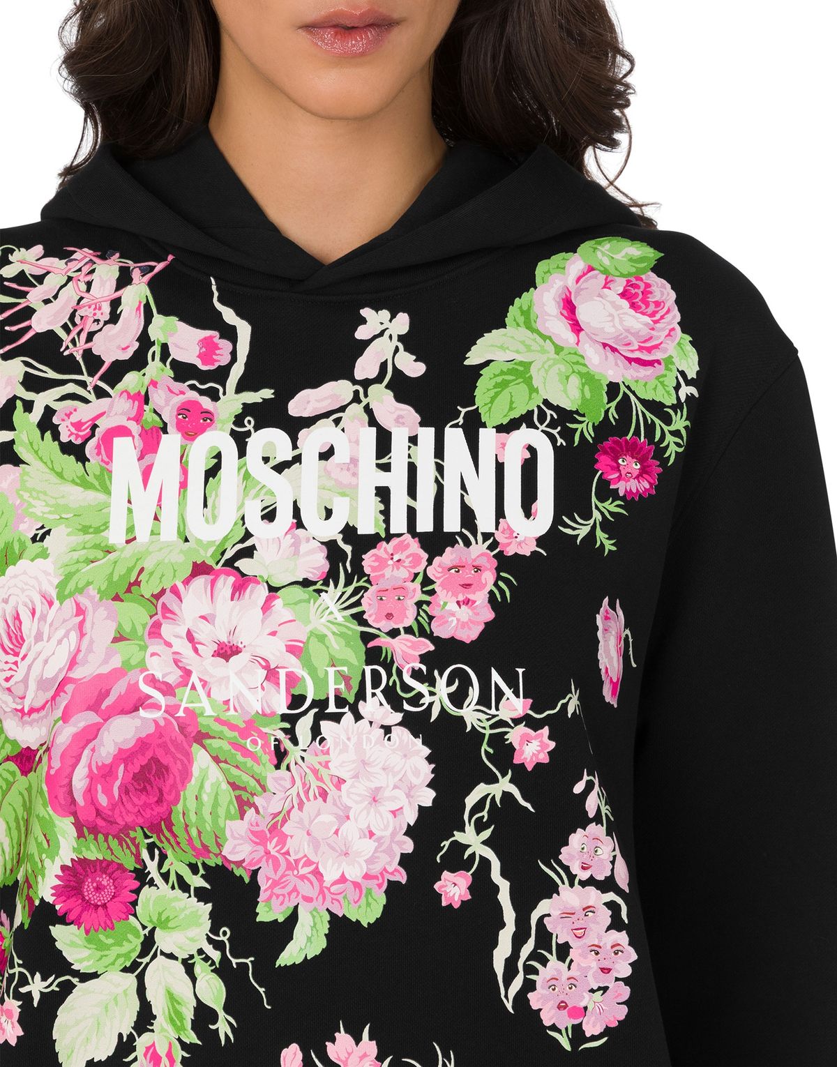 모스키노(MOSCHINO) 샌더슨 플라워 후드