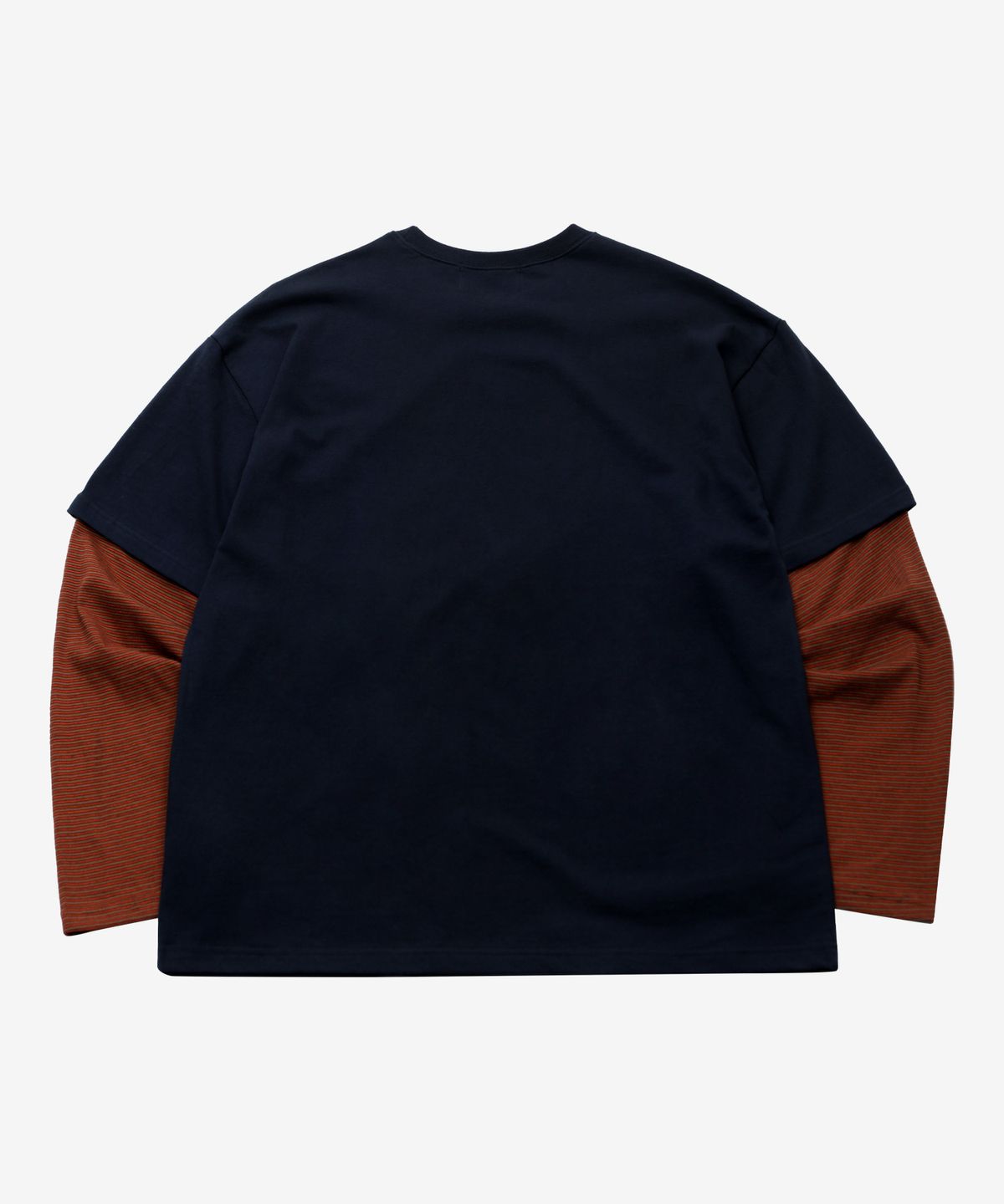 골든선샤인(GOLDEN SUNSHINE) Layered stripe long sleeve_Navy