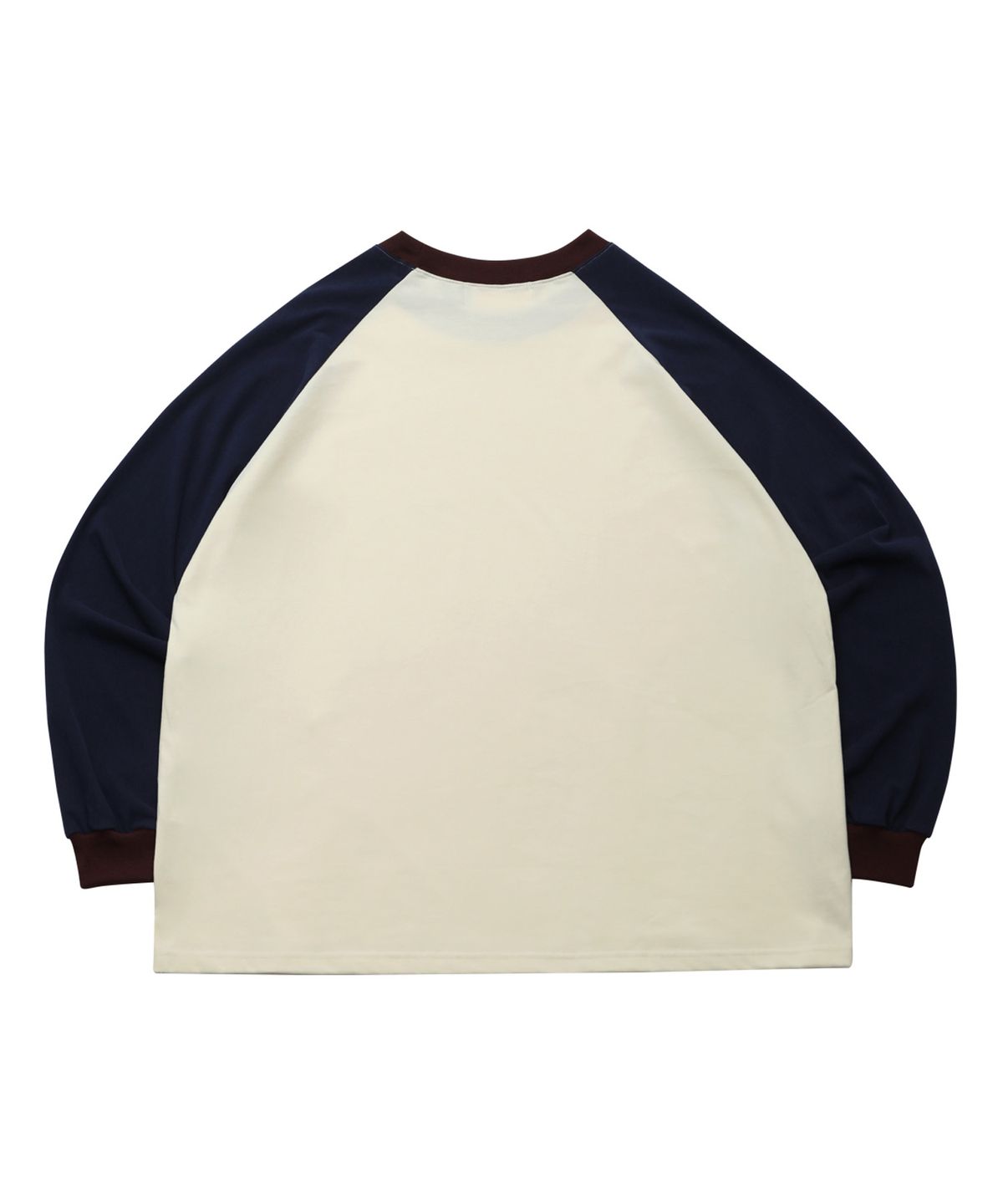 골든선샤인(GOLDEN SUNSHINE) Colorblock raglan long sleeve_Cream