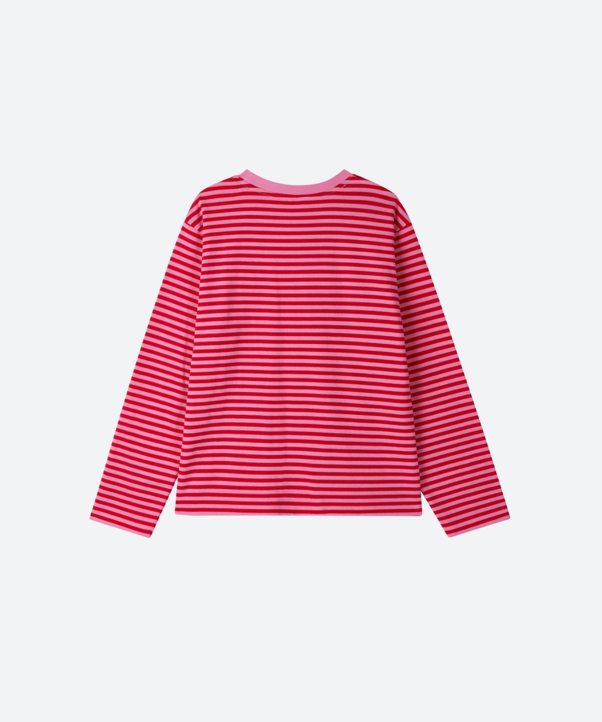문선 아카이브(MOONSUN ARCHIVE) M.C UNISEX, Stripe Long Sleeve T / Pink