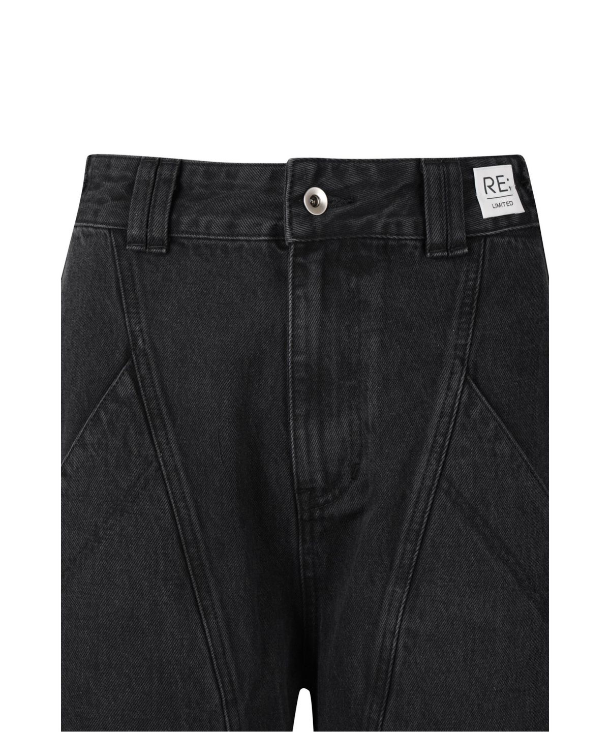 래코드(RECODE) Patch Denim Pants RQPAA25548BKX