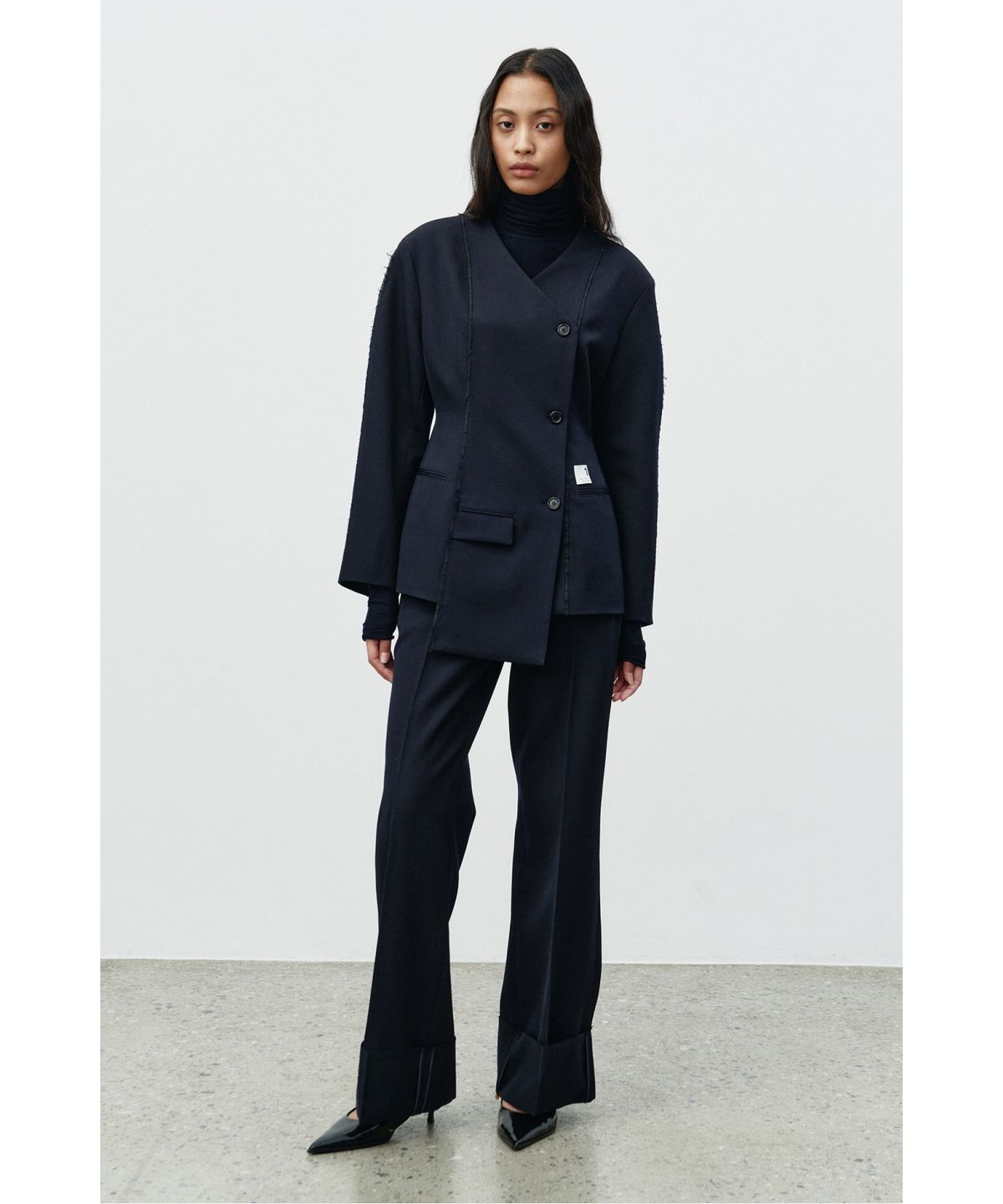 래코드(RECODE) Semi-Flare Trouser RQPAA25527NYX