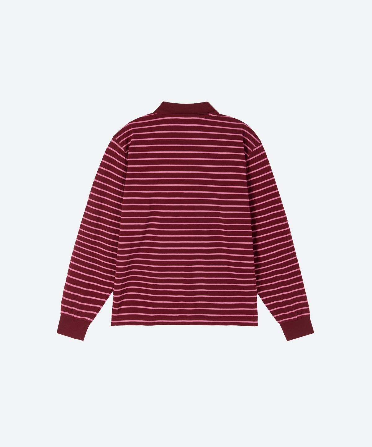 문선 아카이브(MOONSUN ARCHIVE) M.C UNISEX, Stripe PK Shirt / Burgundy