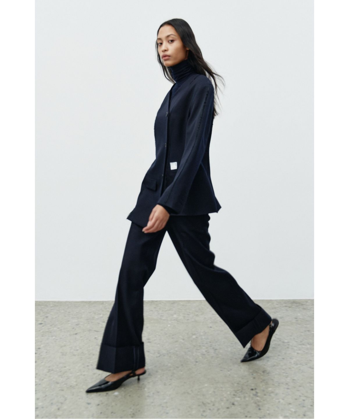 래코드(RECODE) Asymmetric Paneled Jacket RQJAA25505NYX