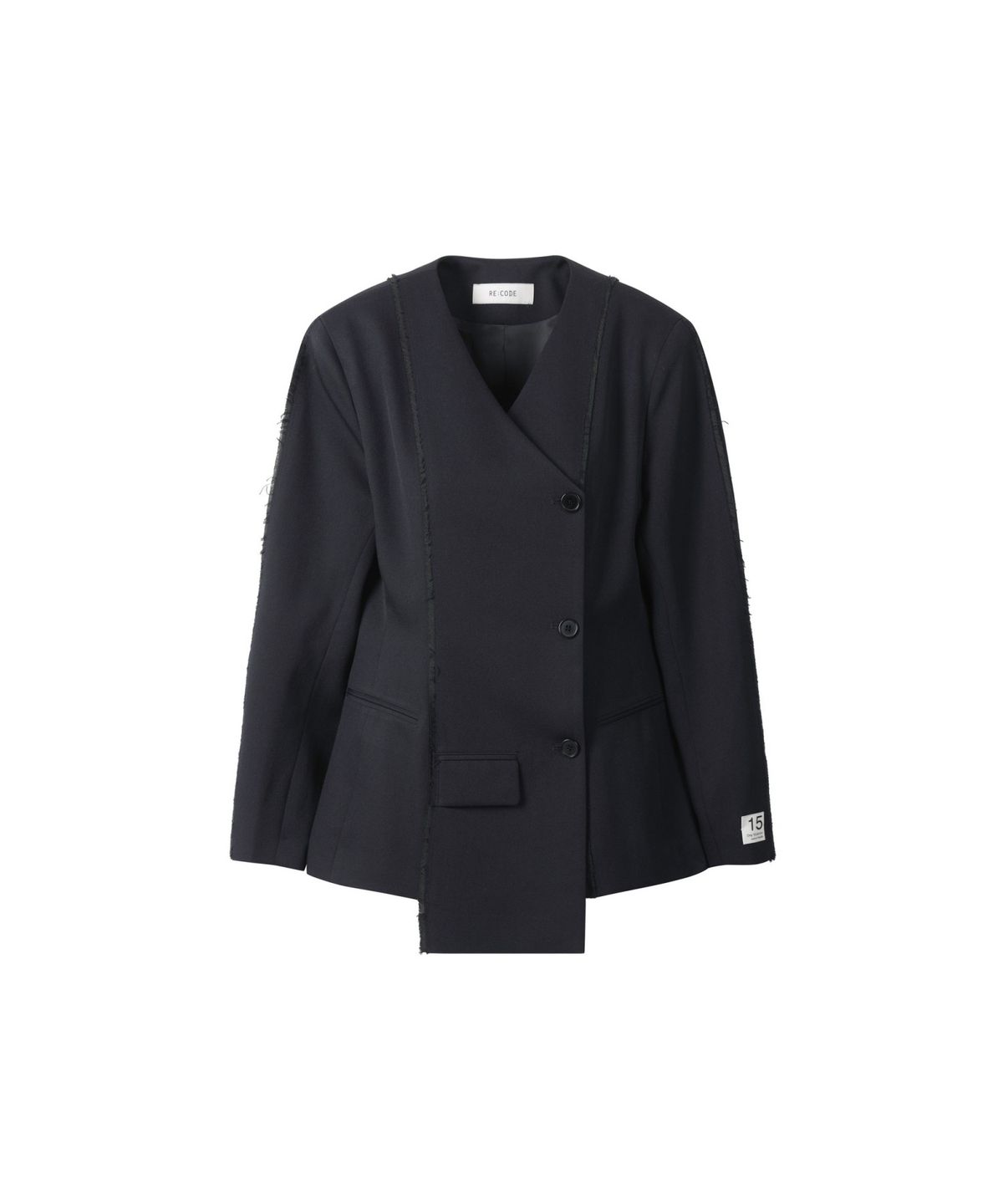래코드(RECODE) Asymmetric Paneled Jacket RQJAA25505NYX