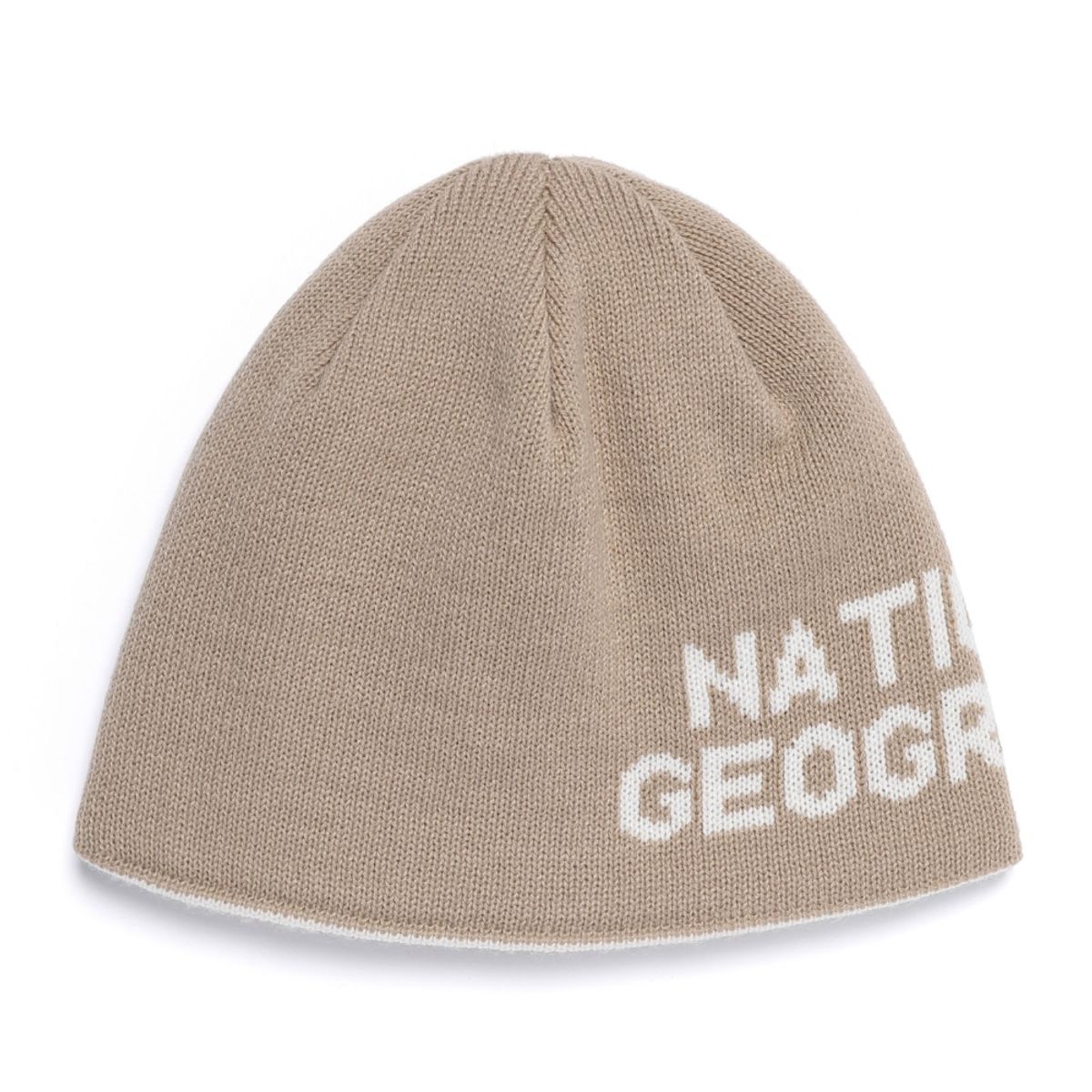 내셔널지오그래픽(NATIONALGEOGRAPHIC) N253AHA090 리버시블 비니 WHITE