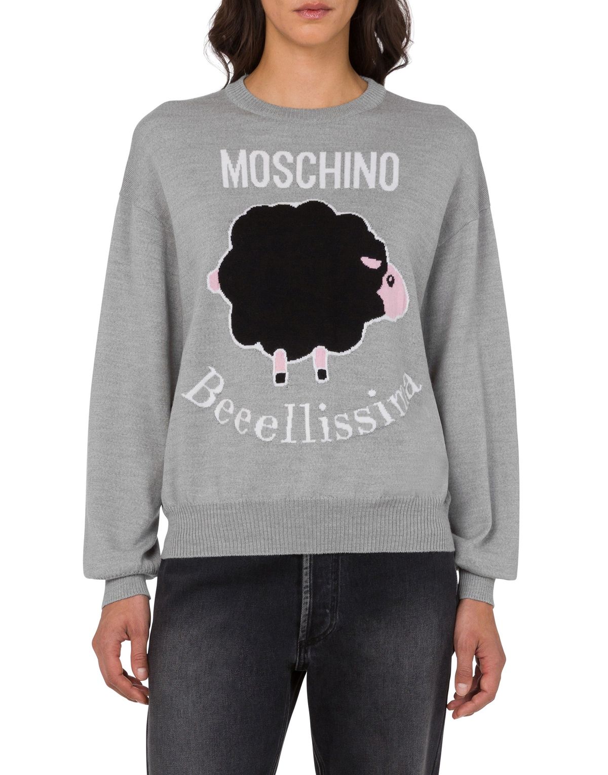 모스키노(MOSCHINO) 비엘리시마 아트워크 니트