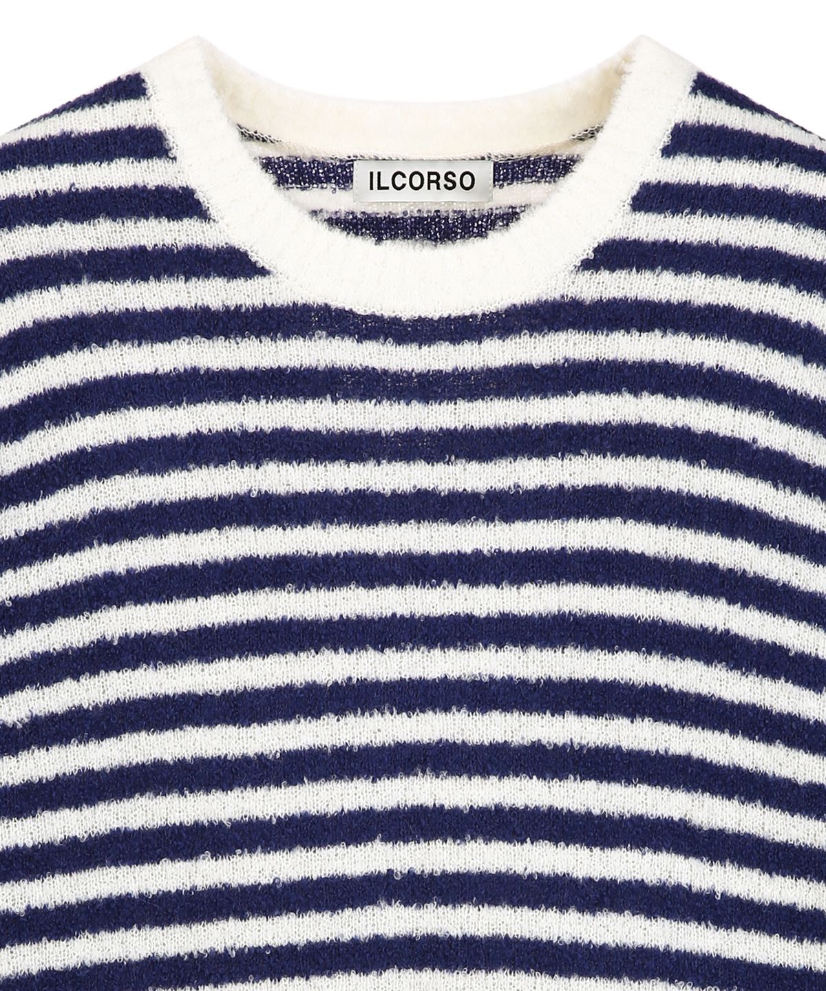 일꼬르소(IL CORSO) 브리즈 스트라이프 니트 네이비 IESW5F002N2