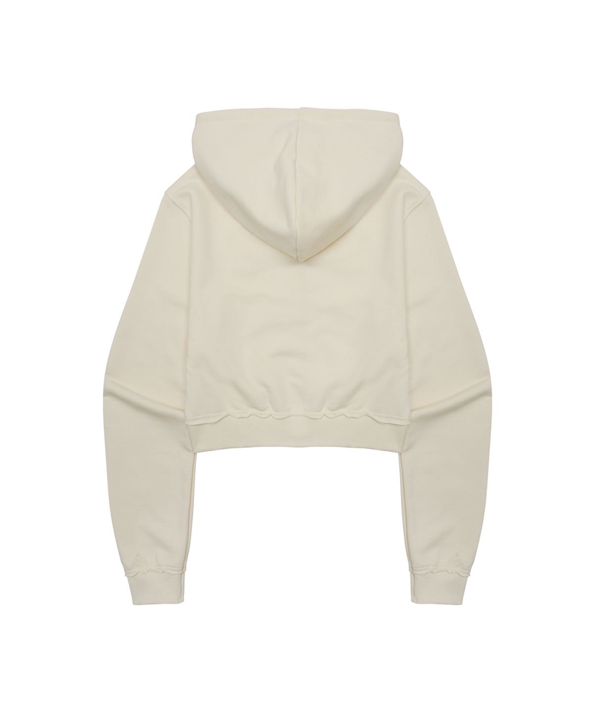 나인제트(NINEZ) 하이넥 크롭 후드 집업 (2color)