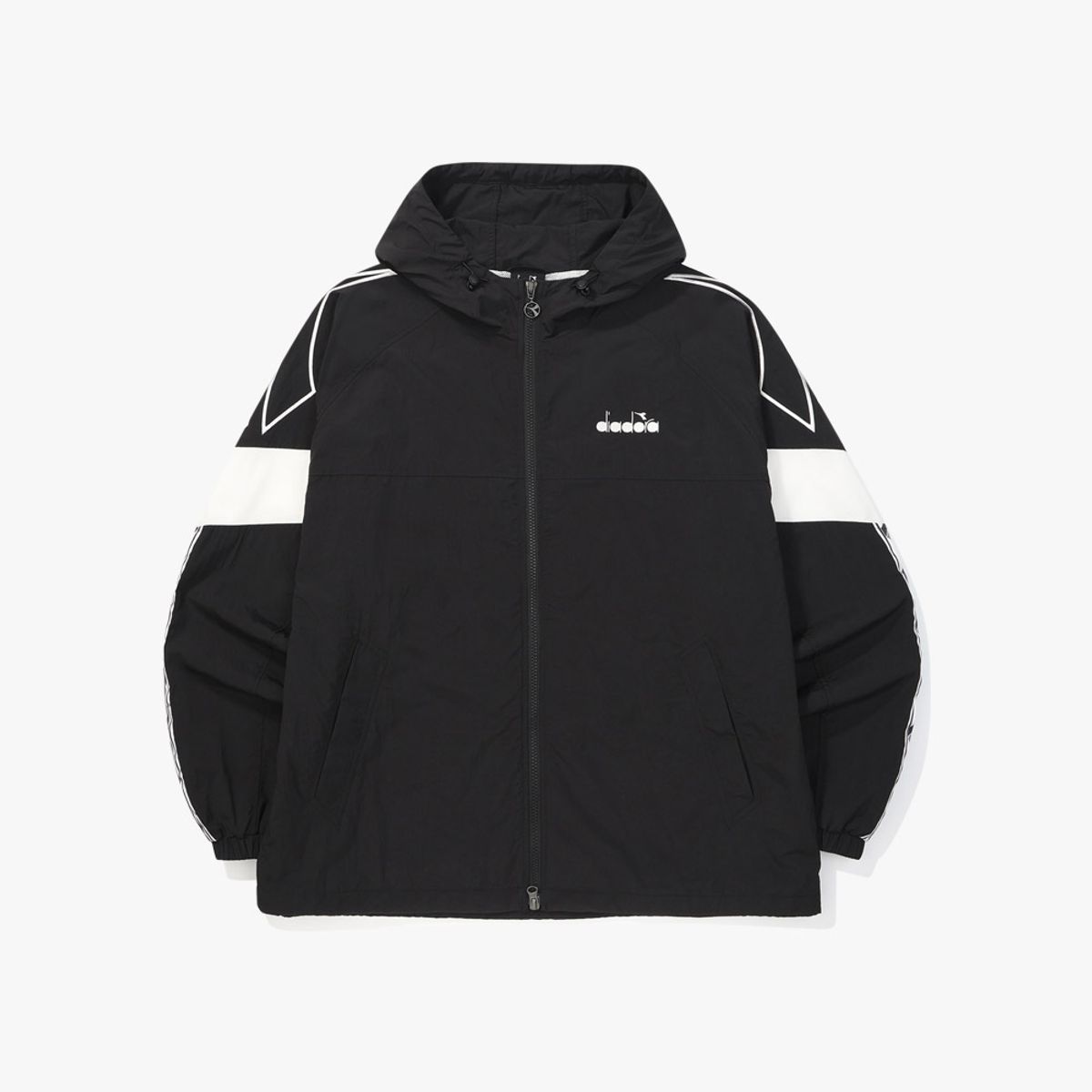디아도라(diadora) 벤토 후드 자켓 BLACK