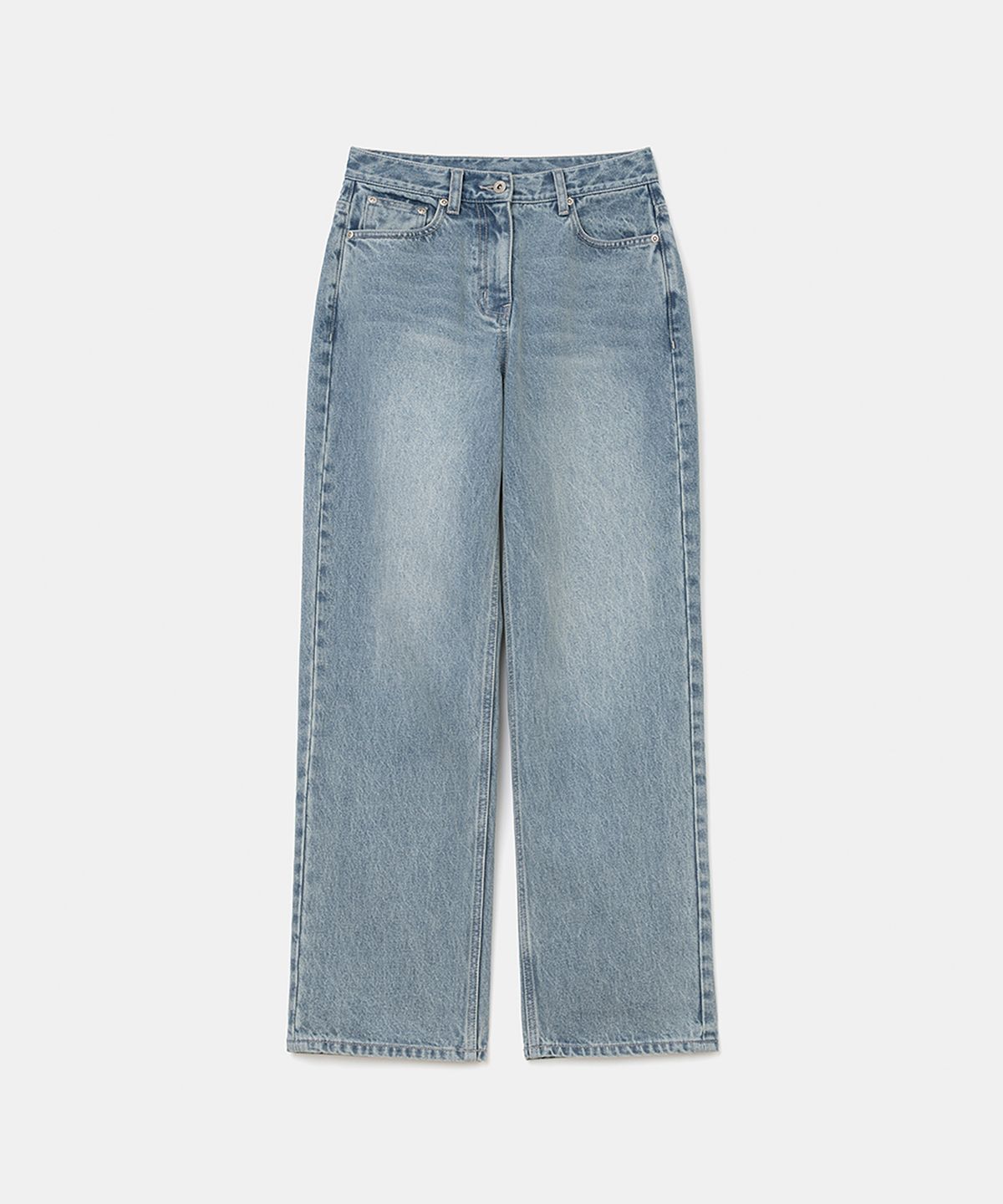 유니폼브릿지(UNIFORM BRIDGE) denim pants regular fit 13oz(womens) light blue