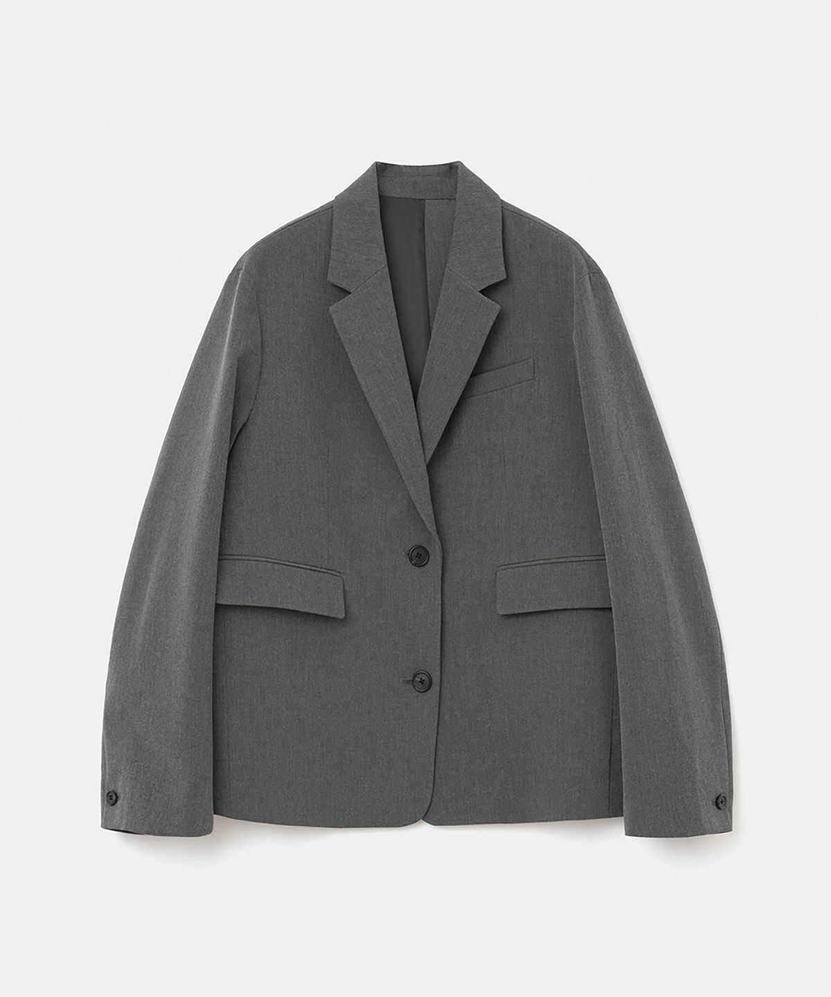 유니폼브릿지(UNIFORM BRIDGE) back slit blazer(womens) grey