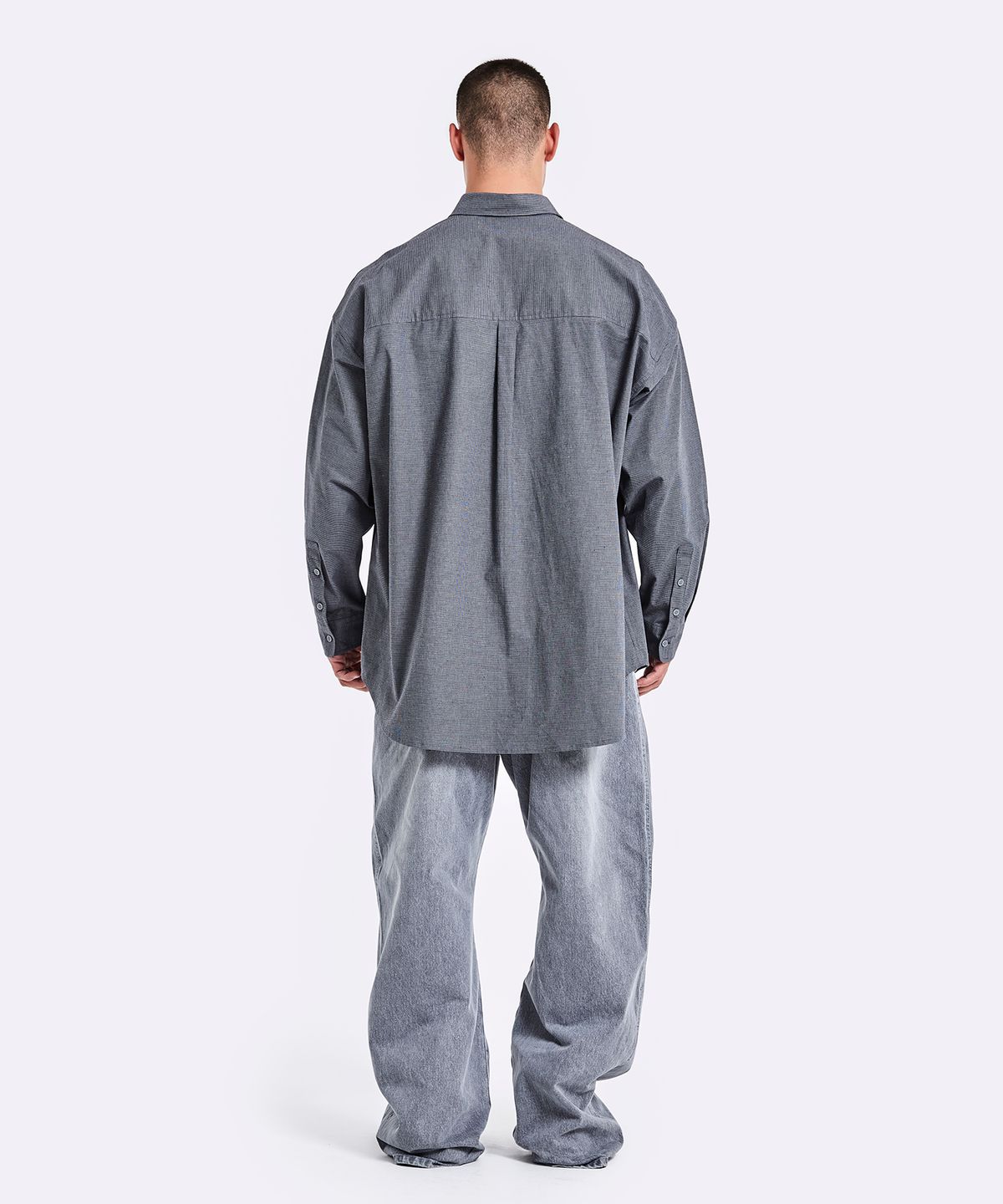 51퍼센트(51PERCENT) Diagonal shirt - grey