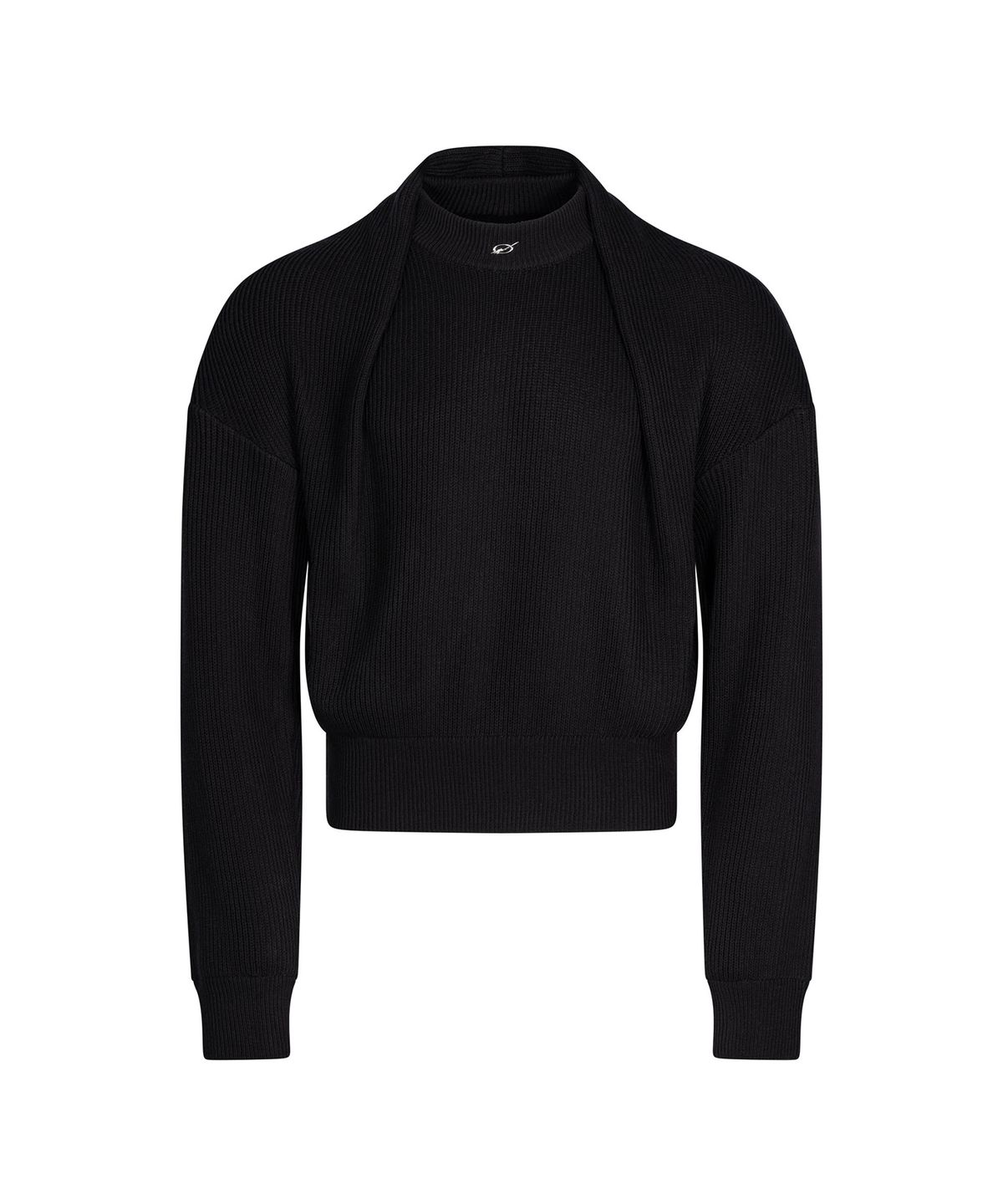 51퍼센트(51PERCENT) Shawl knit - black