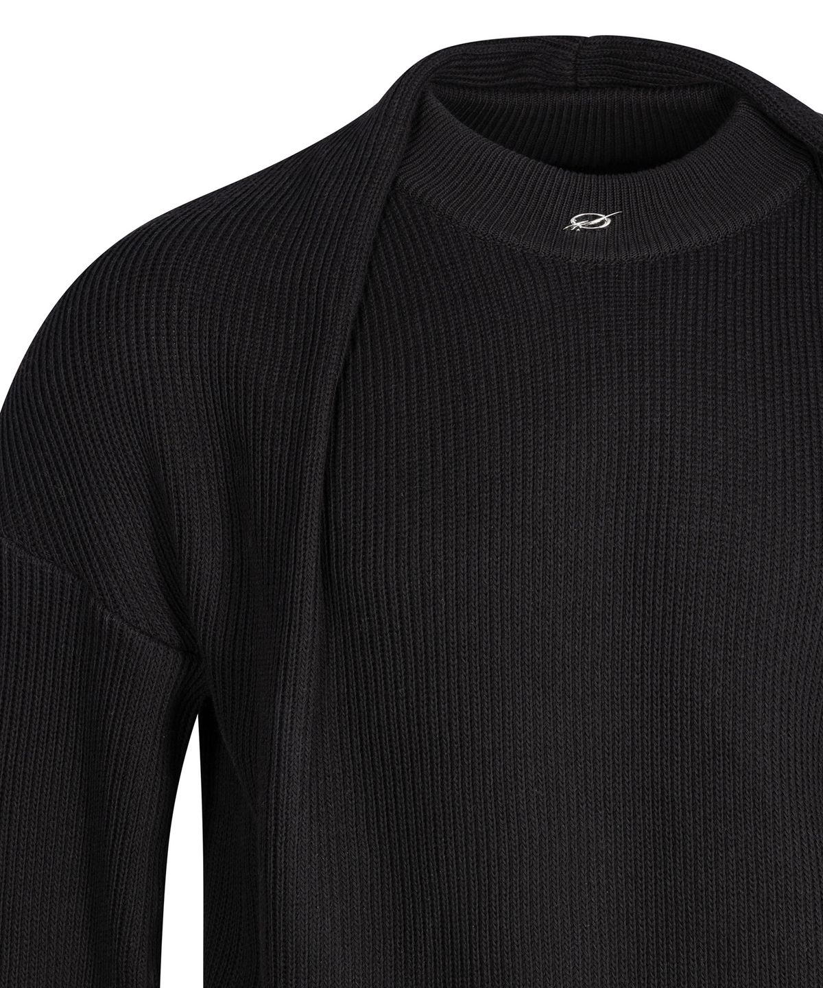 51퍼센트(51PERCENT) Shawl knit - black