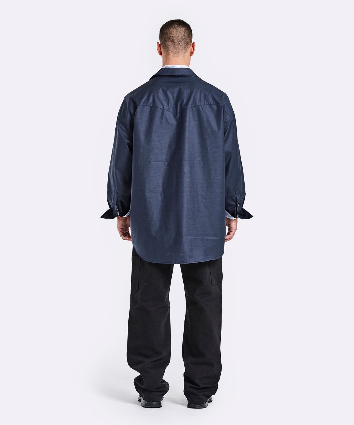 51퍼센트(51PERCENT) Layered shirt - navy