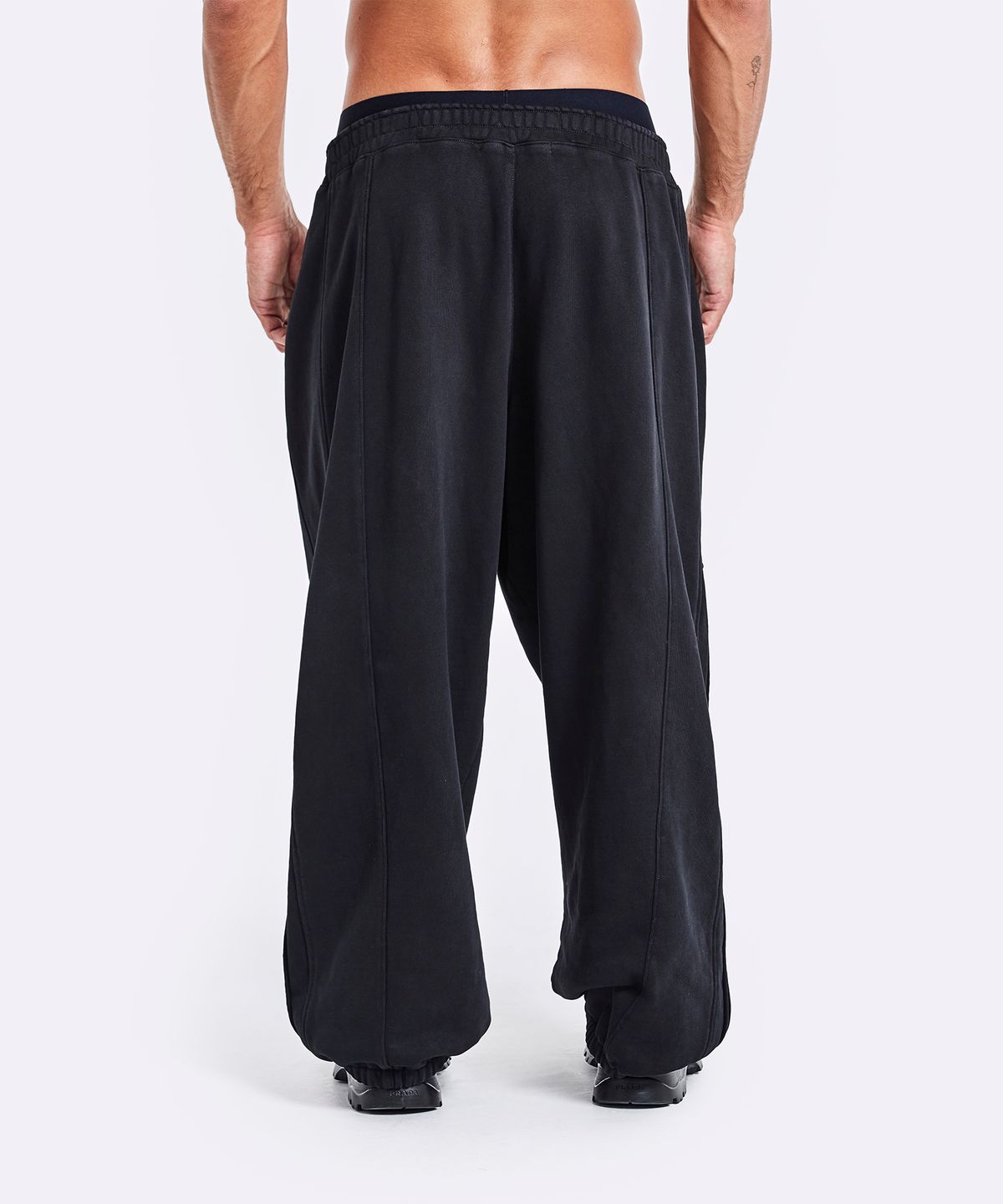 51퍼센트(51PERCENT) Track sweatpants - washed black