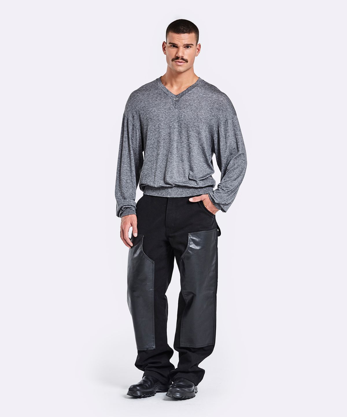 51퍼센트(51PERCENT) Carpenter pants - black