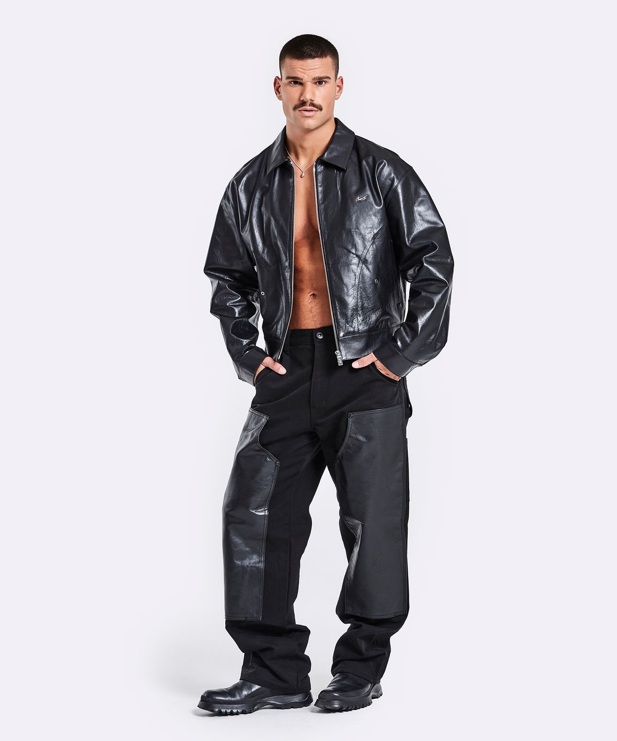 51퍼센트(51PERCENT) Carpenter pants - black