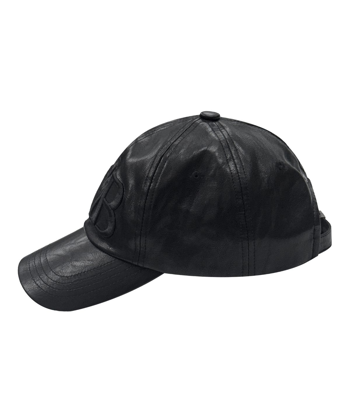 트리밍버드(TREEMINGBIRD) TMB Leather Ball Cap [ Black ]