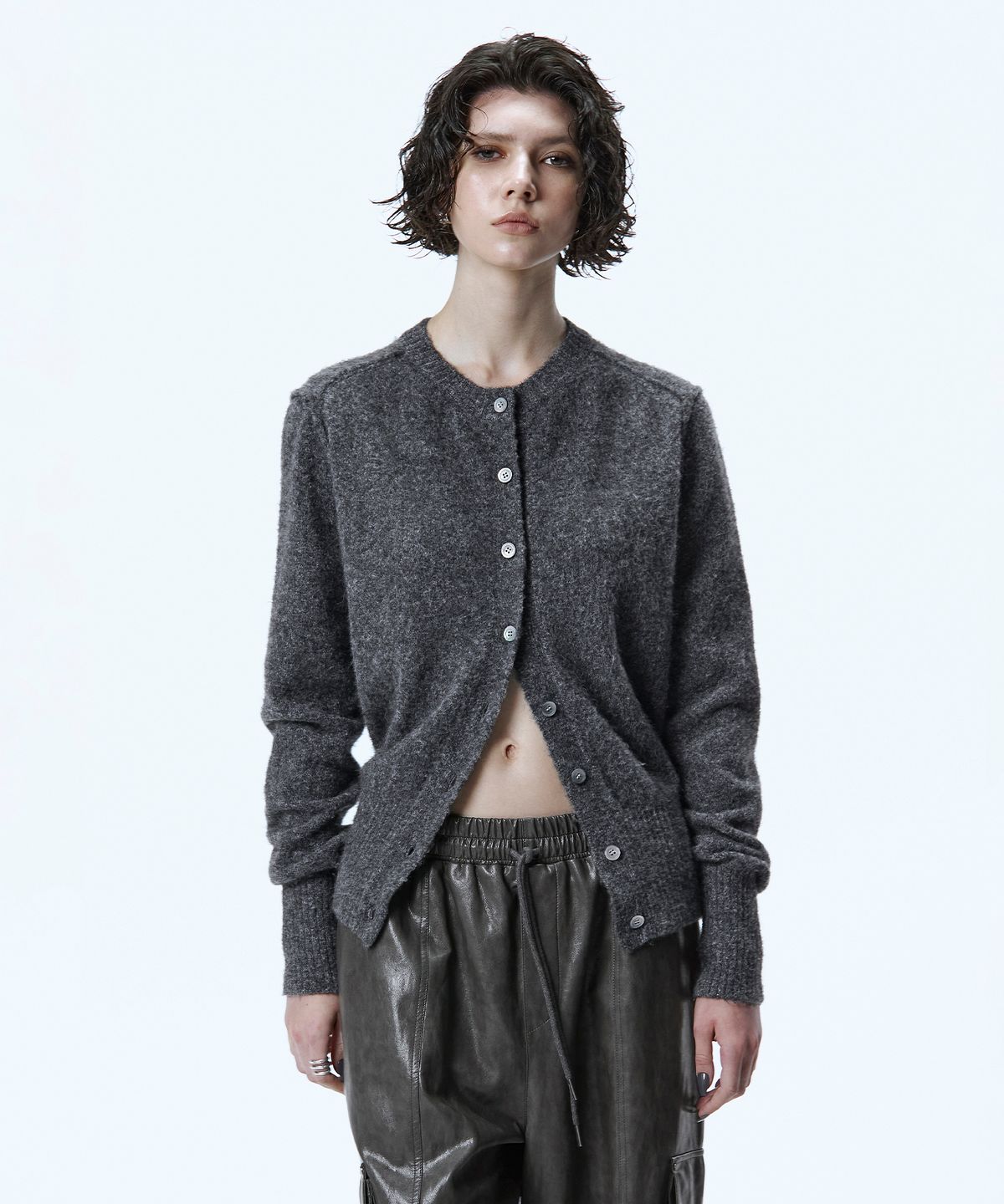 트리밍버드(TREEMINGBIRD) TMB Essential Cardigan [ Gray ]