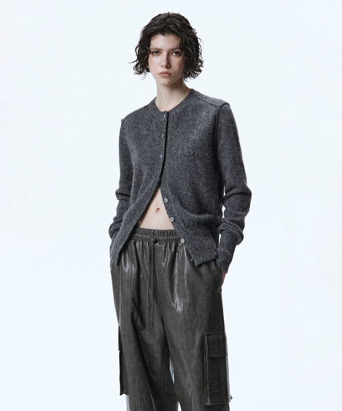 트리밍버드(TREEMINGBIRD) TMB Essential Cardigan [ Gray ]