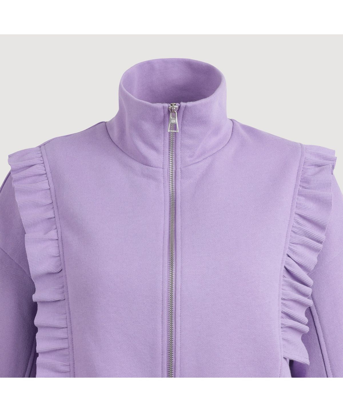 럭키슈에뜨(LUCKY CHOUETTE) Frill Colored Jersey Jumper (violet)_LAUAX25110VLT