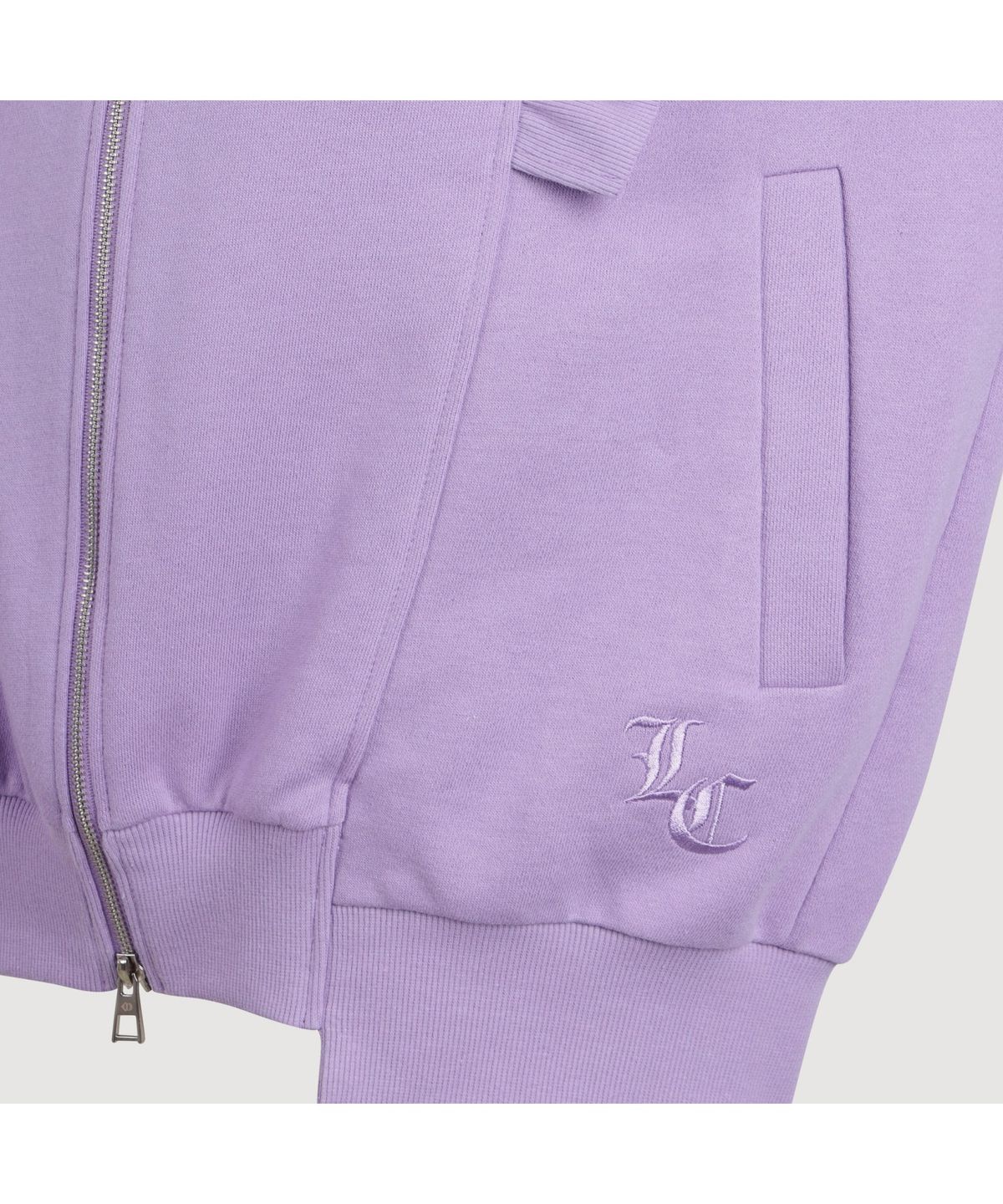 럭키슈에뜨(LUCKY CHOUETTE) Frill Colored Jersey Jumper (violet)_LAUAX25110VLT