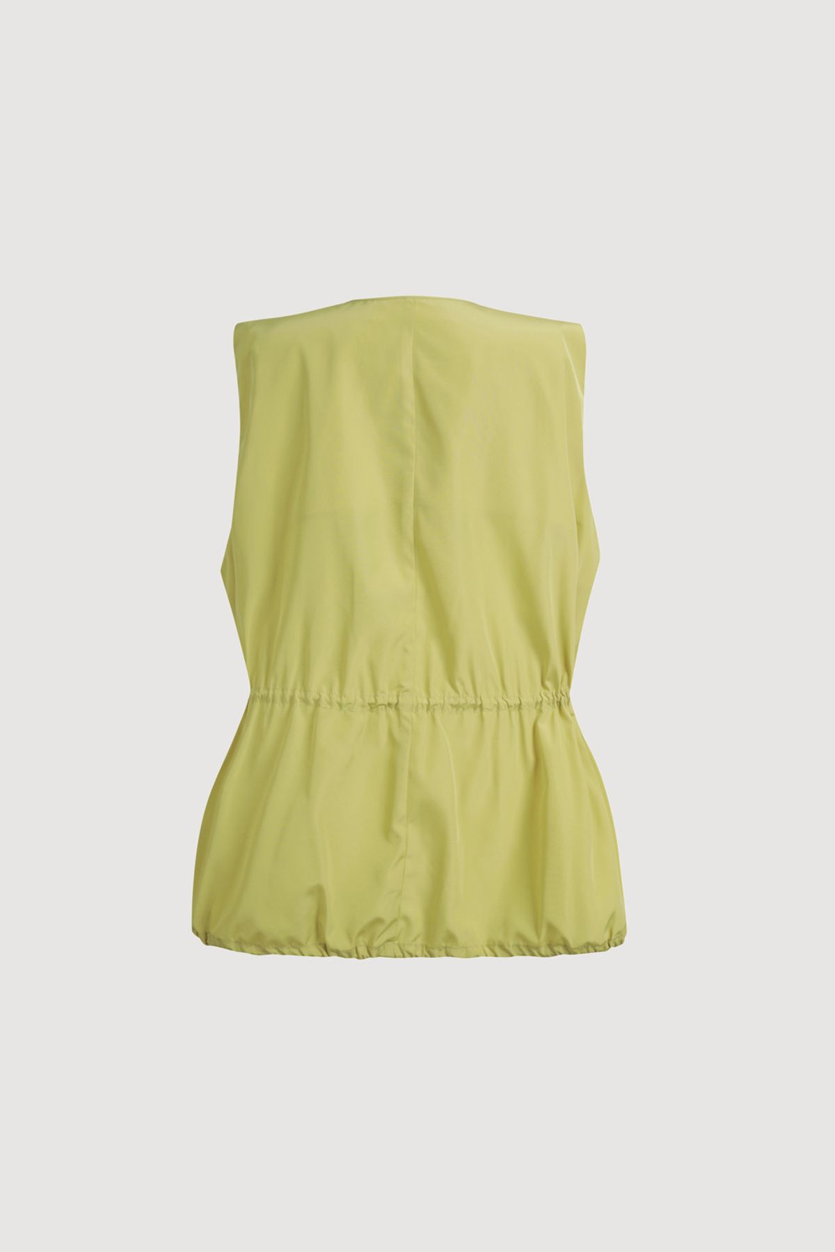 럭키슈에뜨(LUCKY CHOUETTE) Volume Pocket Zip Up Vest (olive) LFVAM25500OLV