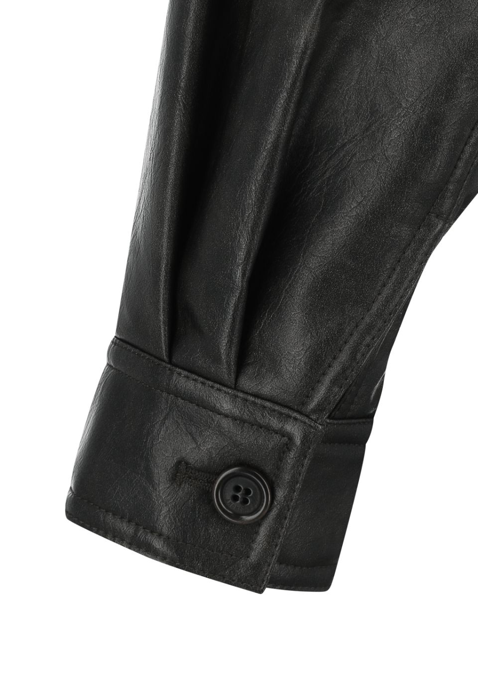 MUSINSA公式 | AMOMENTO SYNTHETIC LEATHER BLOUSON