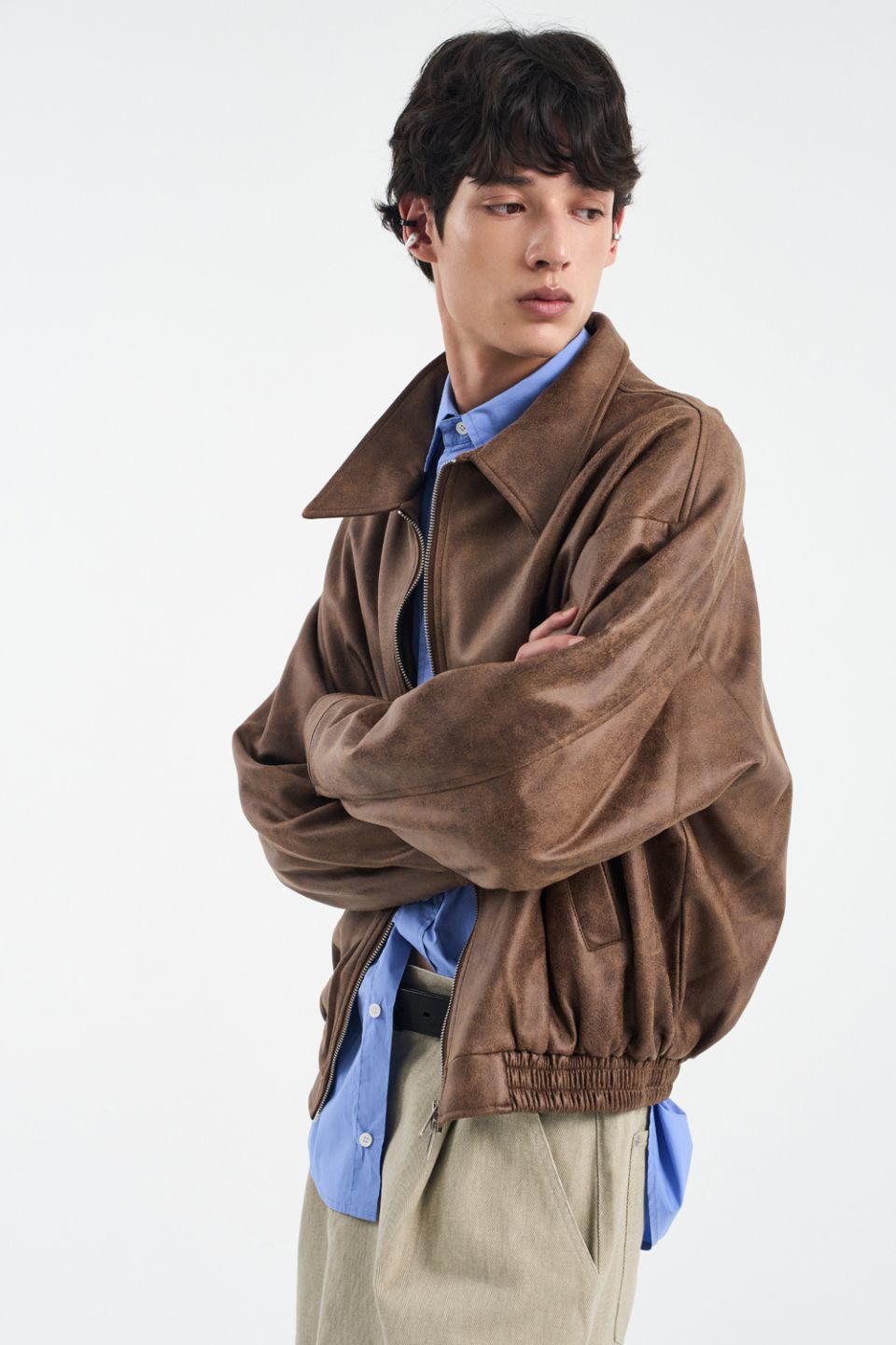 MUSINSA公式 | BLACK MOMENT ビ―ガンスエードオーバーサイズミニマル