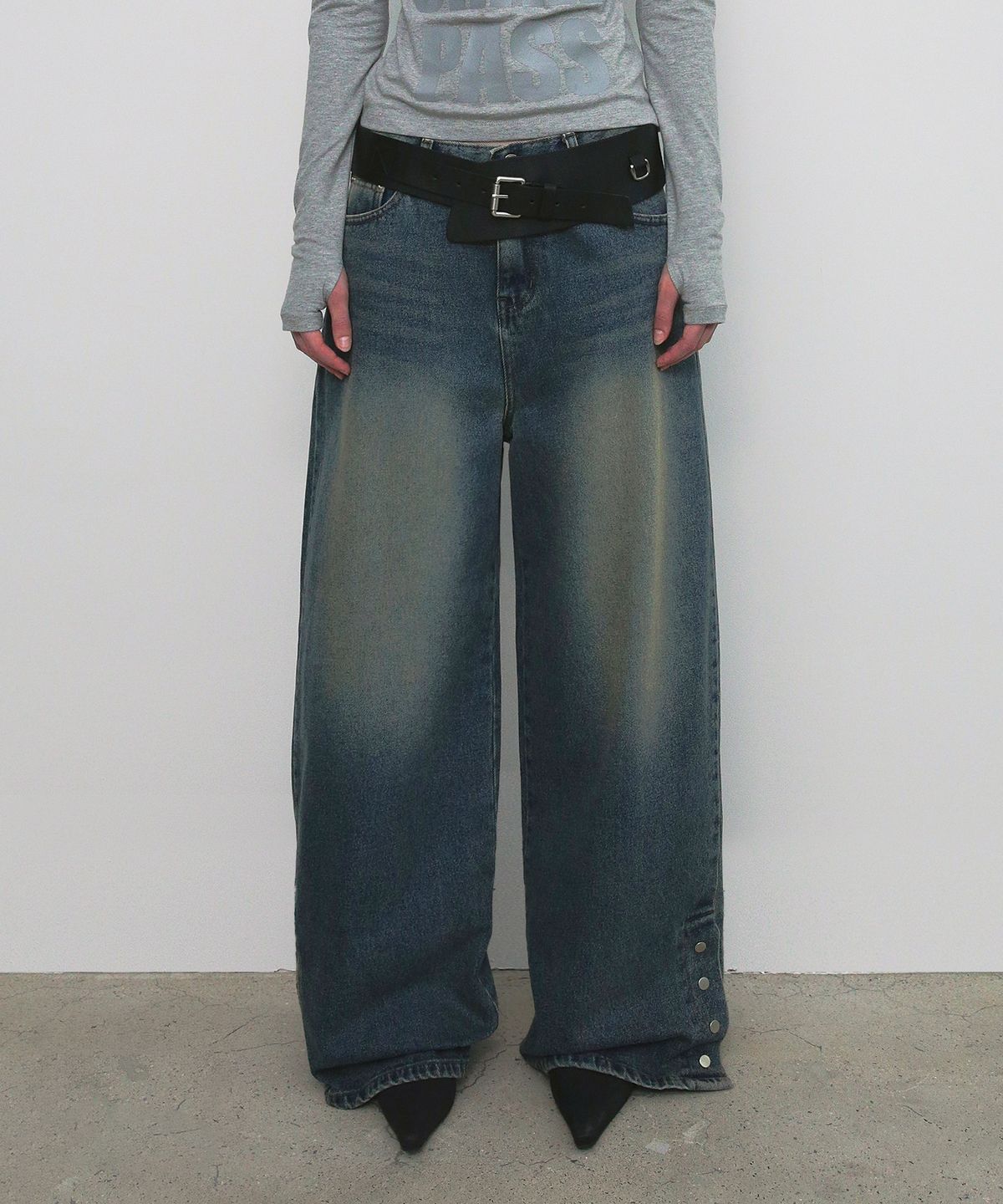 샌드릭(SANDRIC) UNBALANCED BELT_BLACK